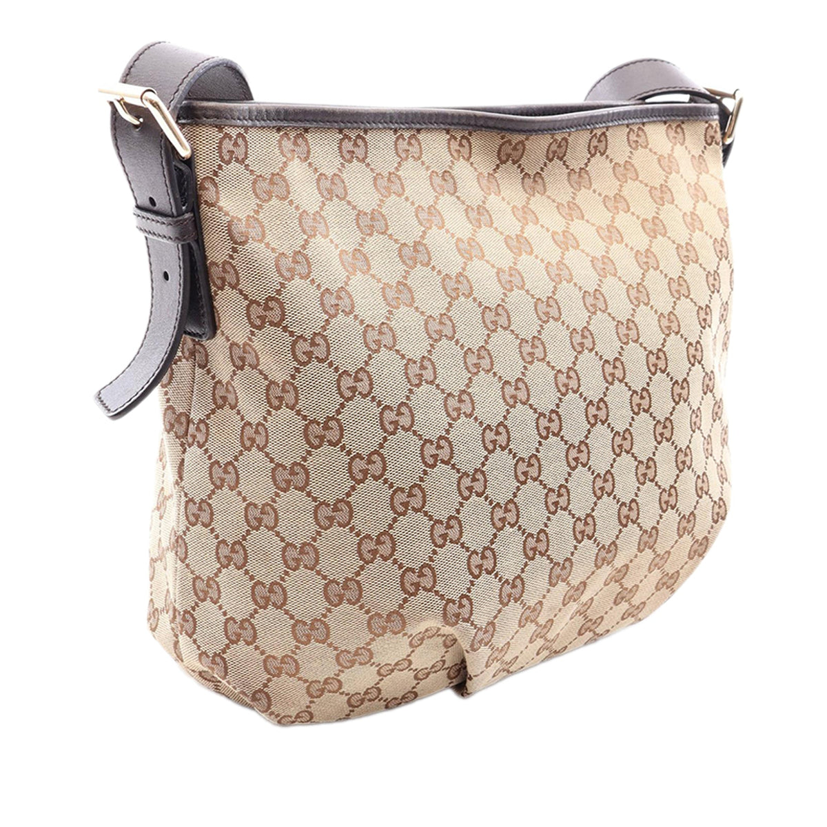 Gucci GG Canvas Crossbody — Beige