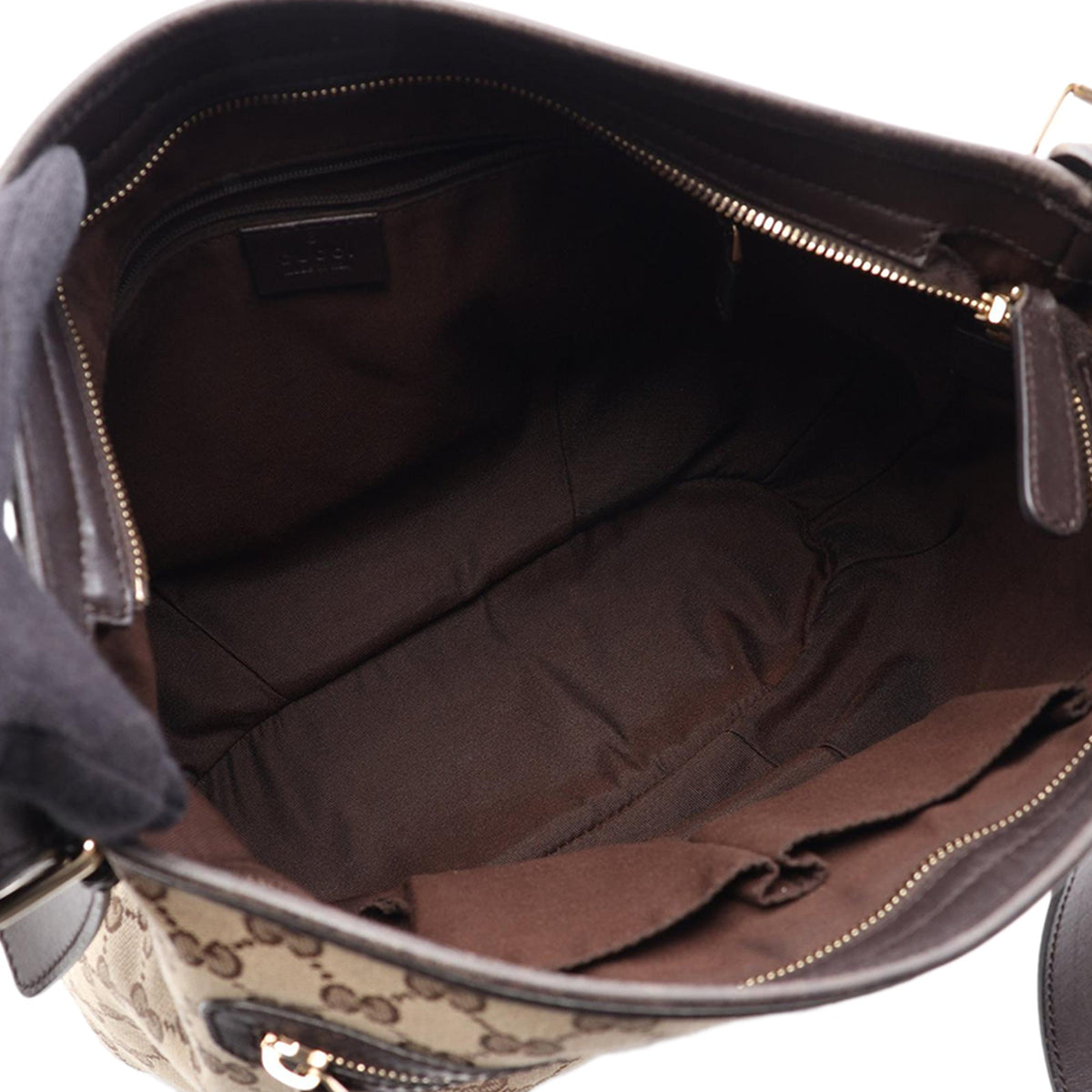 Gucci GG Canvas Crossbody — Beige