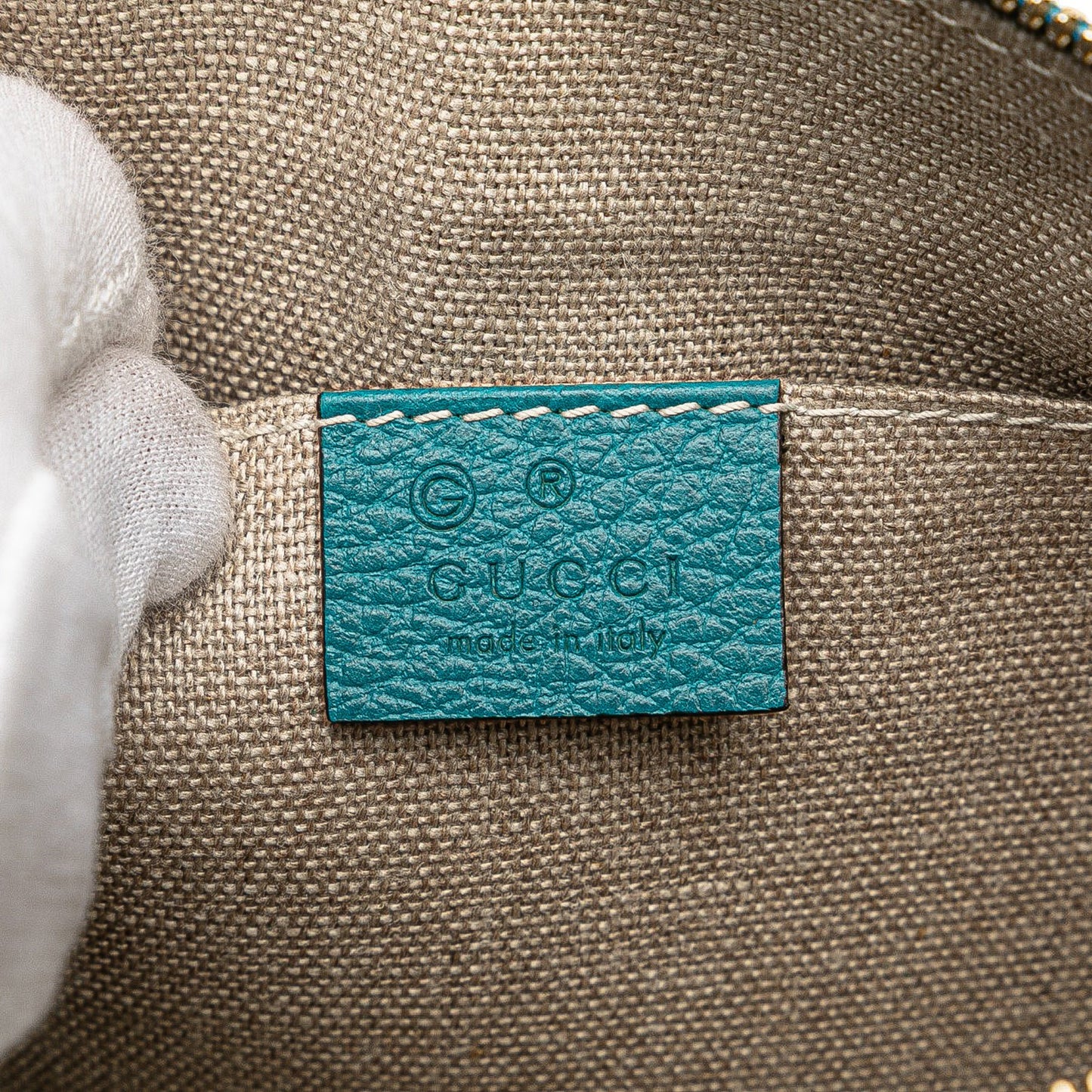 Gucci Calfskin Bamboo Clutch