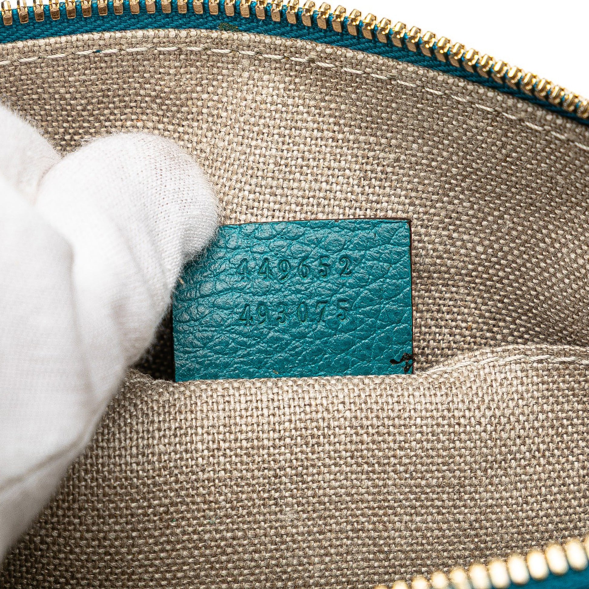 Gucci Calfskin Bamboo Clutch