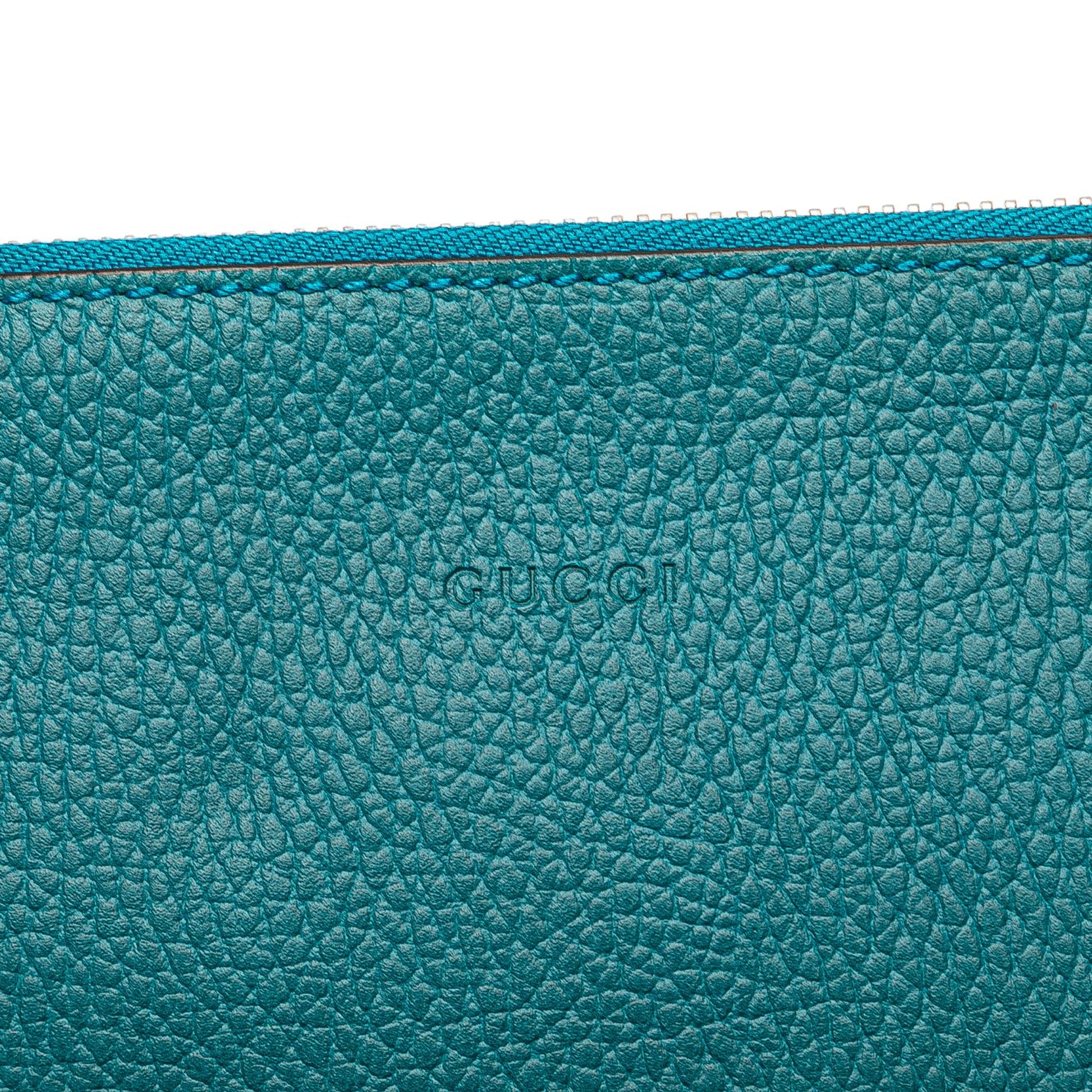 Gucci Calfskin Bamboo Clutch