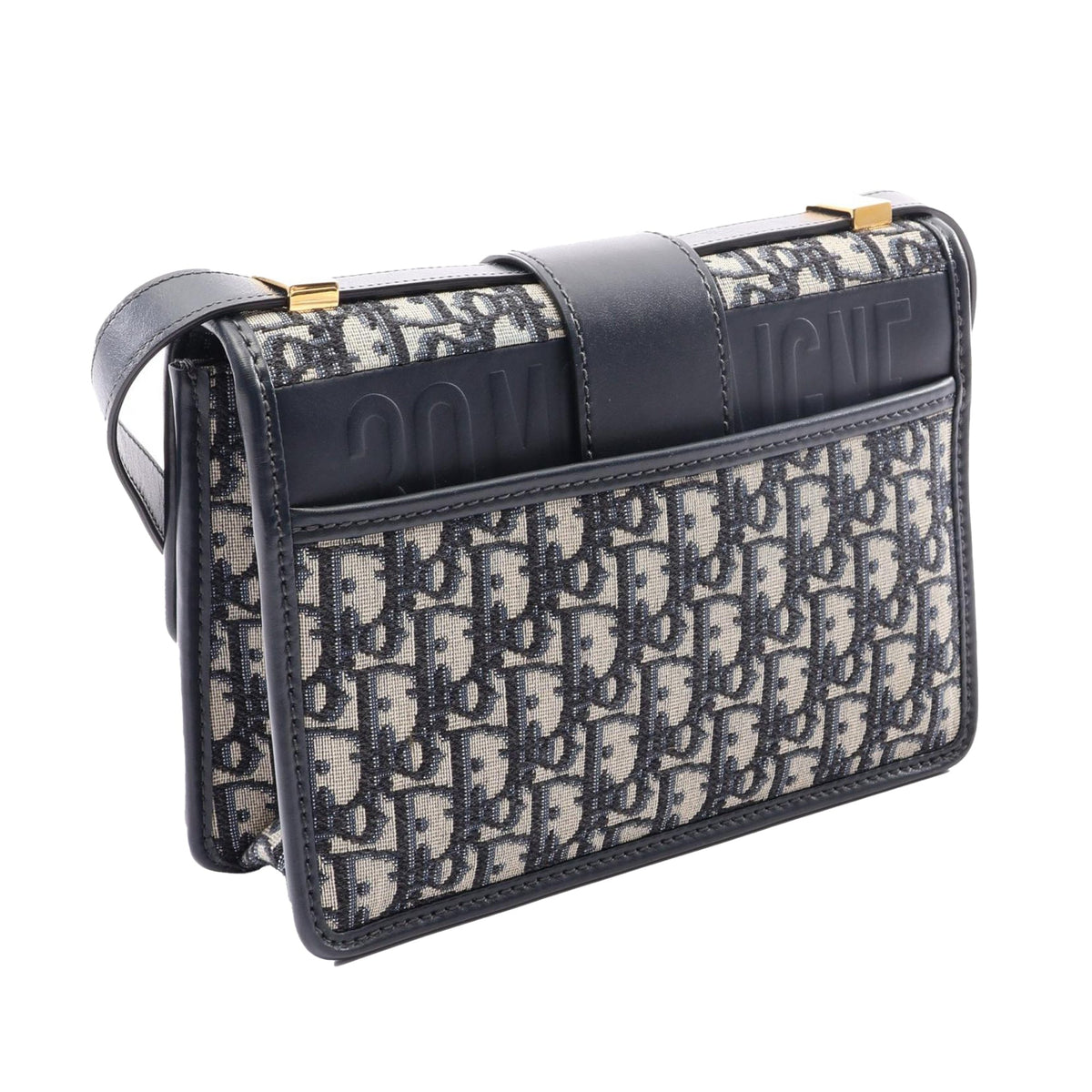 Dior Oblique 30 Montaigne Box Bag — Blue