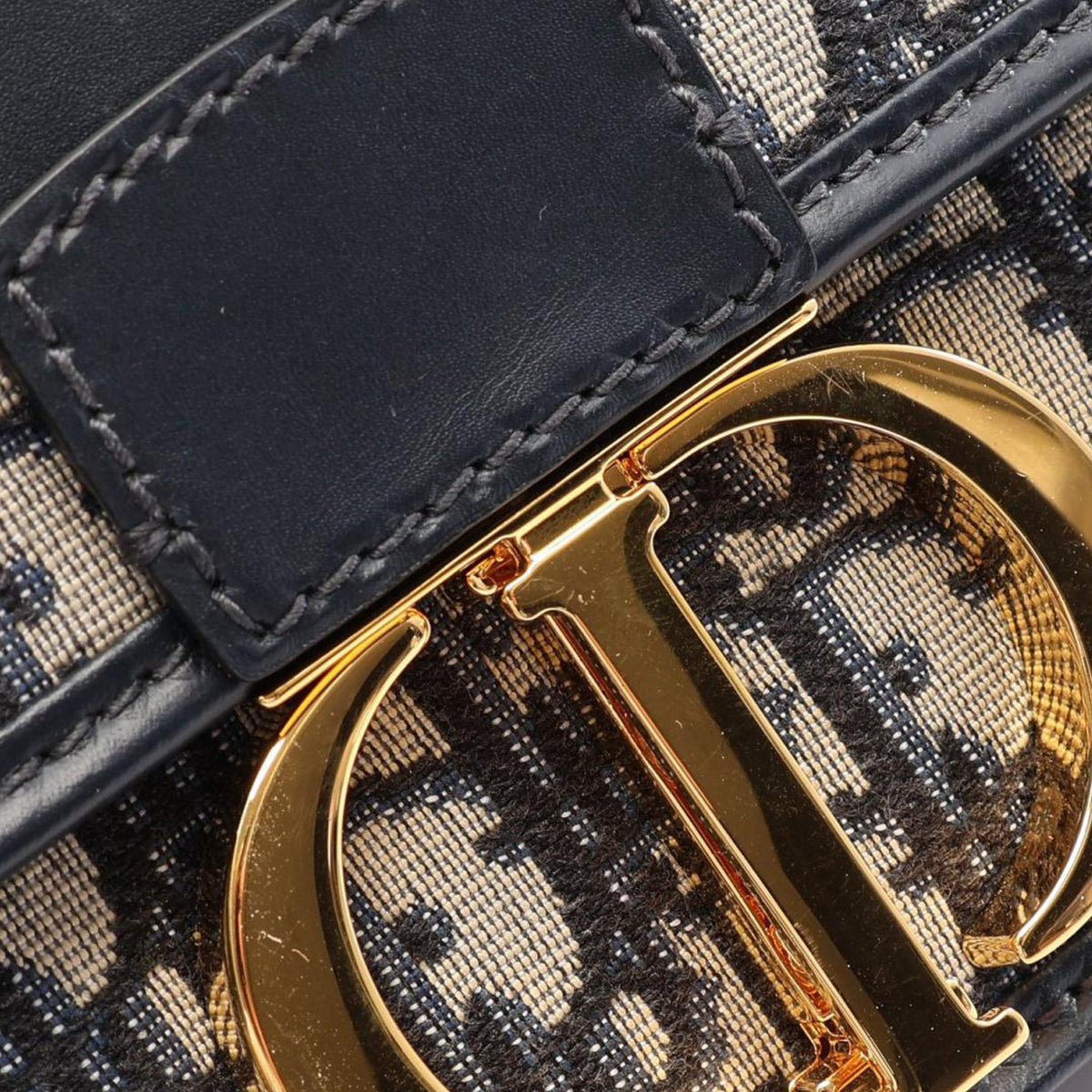 Dior Oblique 30 Montaigne Box Bag — Blue