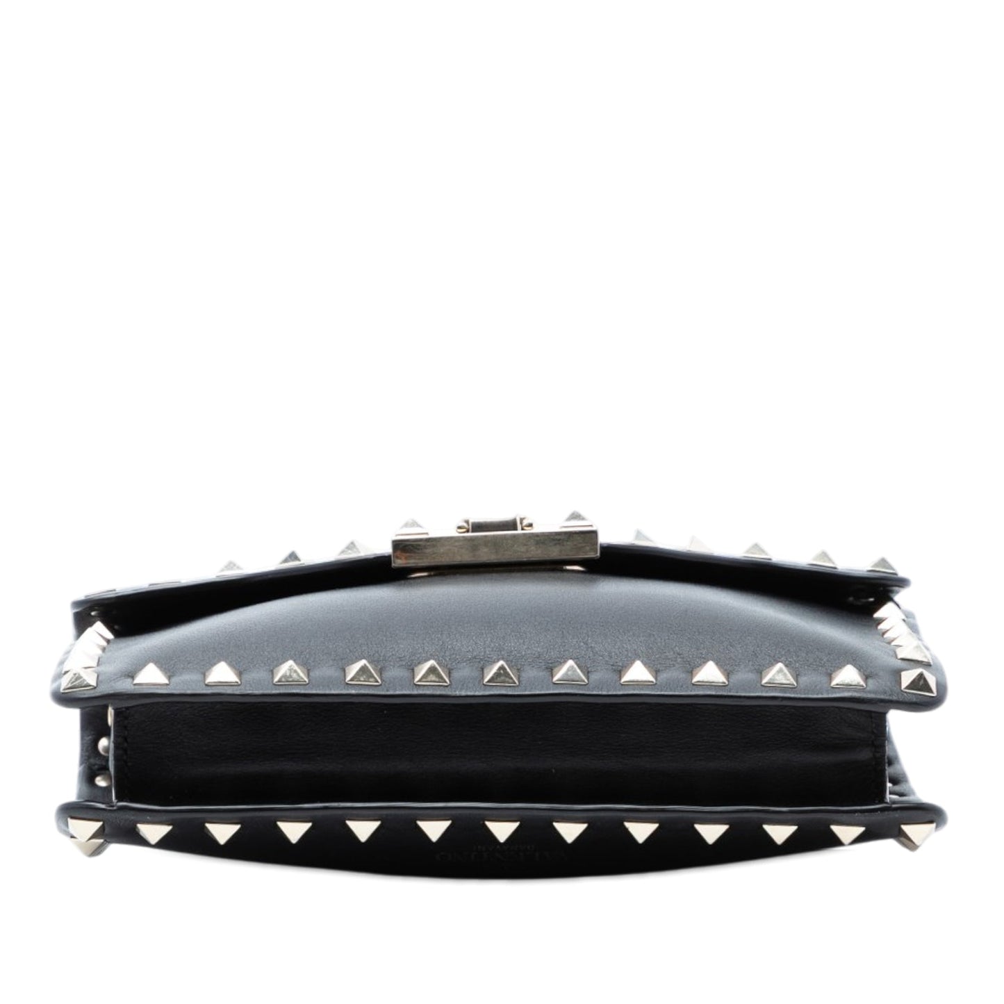 Valentino Small Leather Rockstud Flap Crossbody