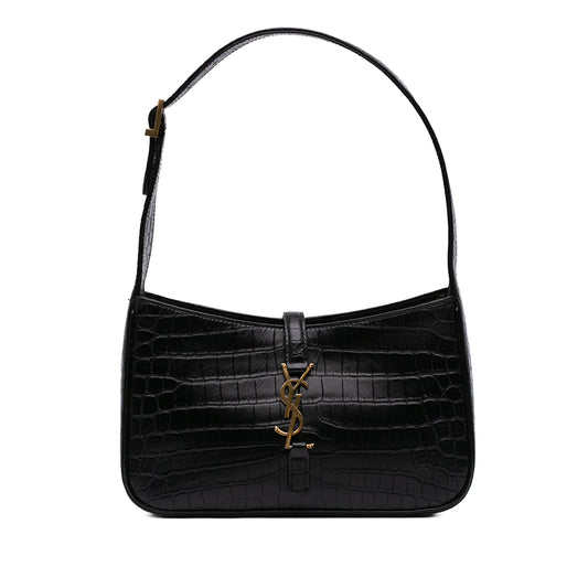 Saint Laurent Croc Embossed Leather Le 5 A 7