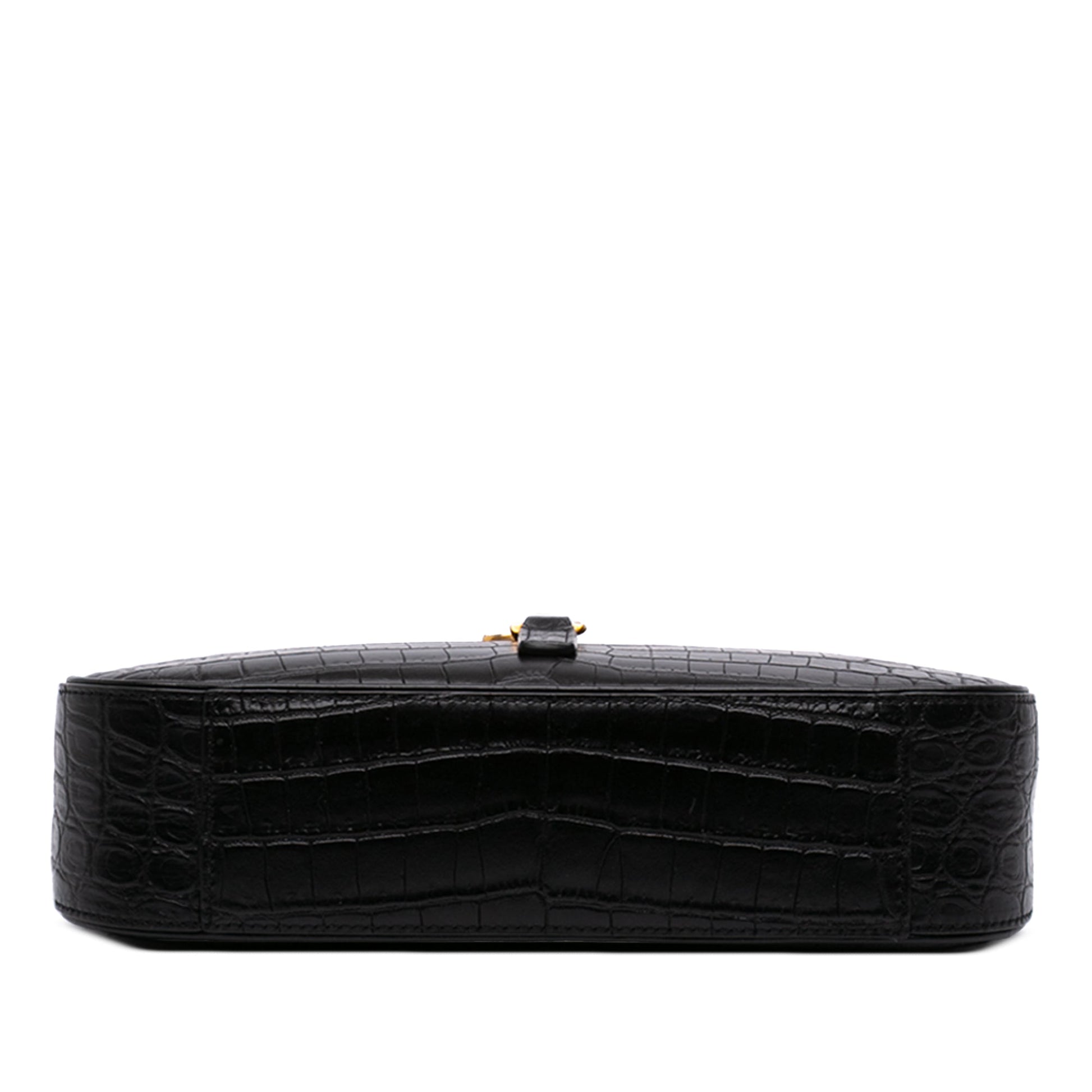 Saint Laurent Croc Embossed Leather Le 5 A 7