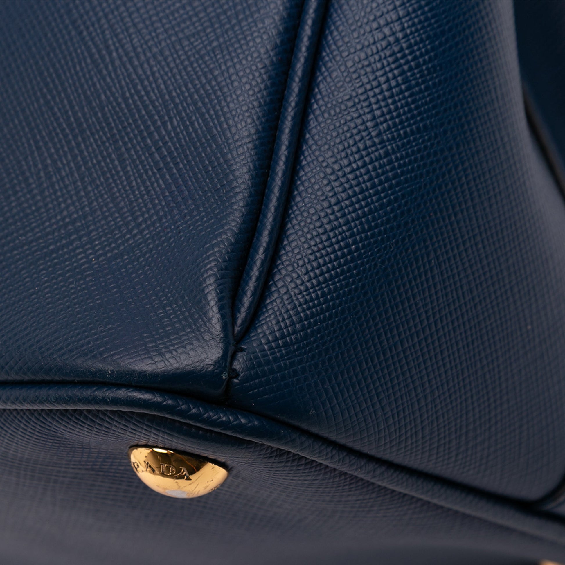 Prada Medium Saffiano Lux Galleria Double Zip Satchel
