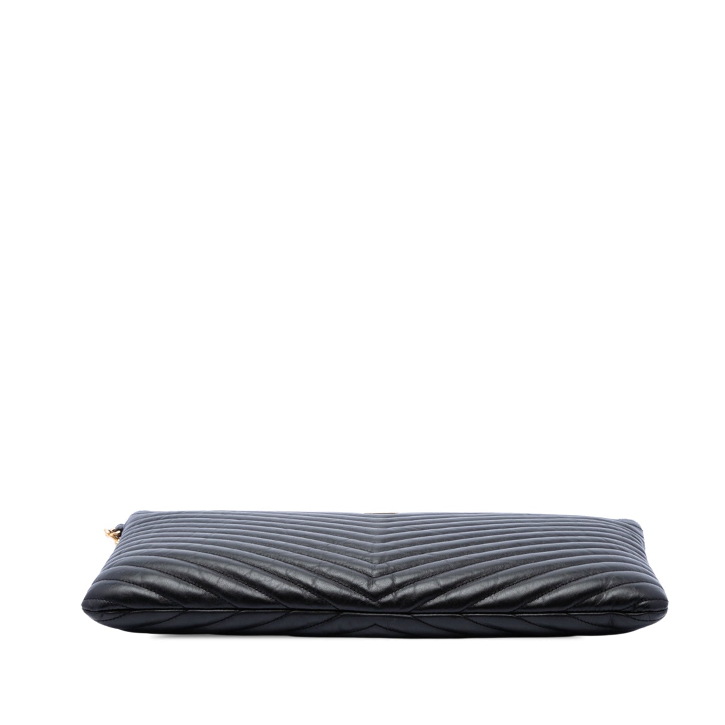 Saint Laurent Chevron Calfskin Cassandre Document Holder
