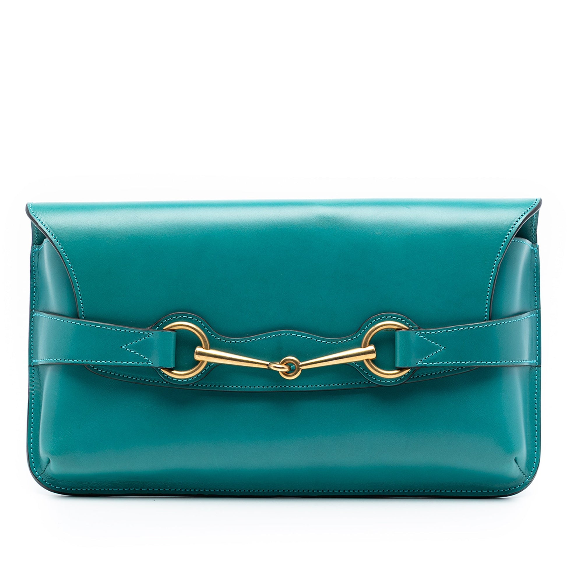 Gucci Calfskin Bright Bit Clutch