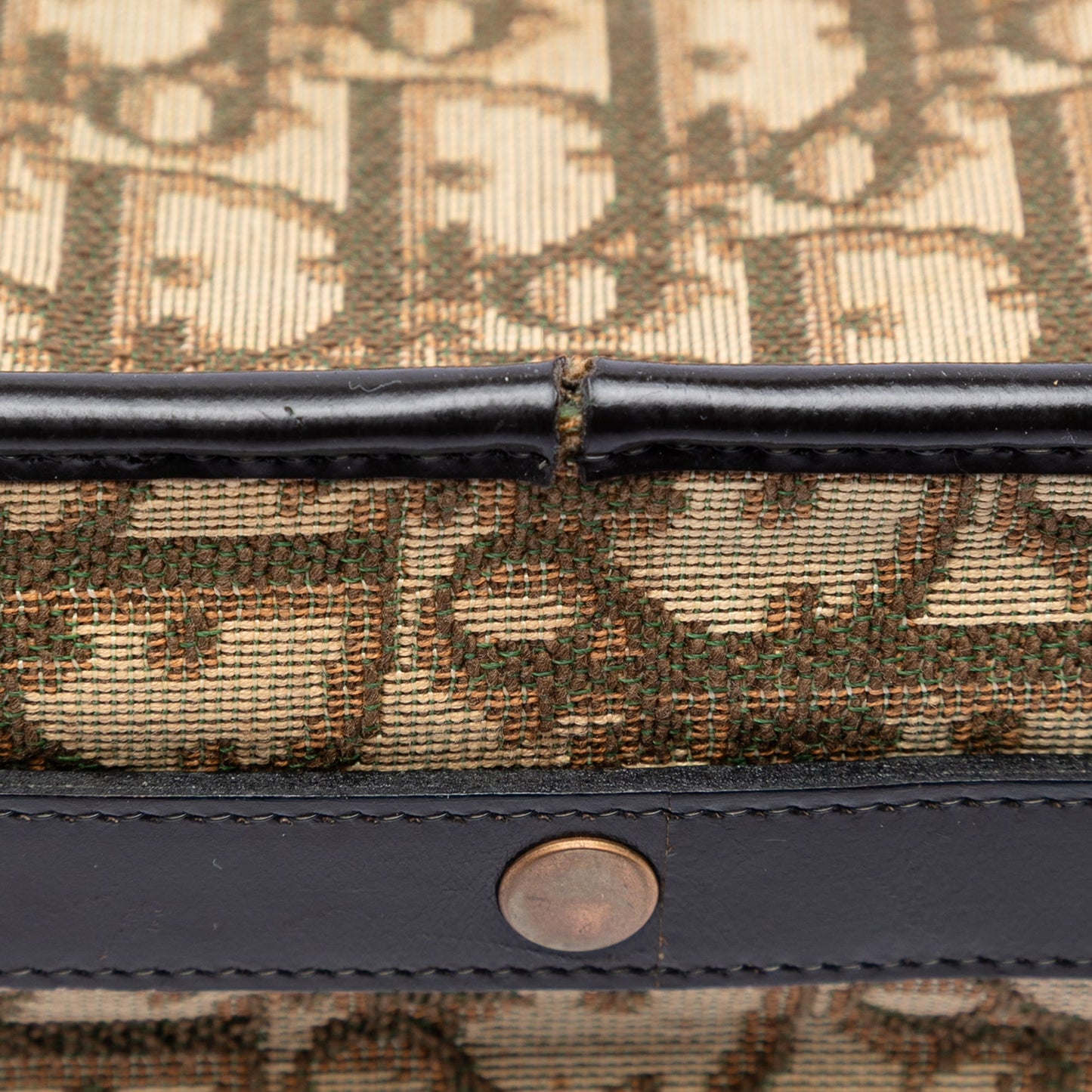 Dior Diorissimo Trotter Canvas Shoulder Bag