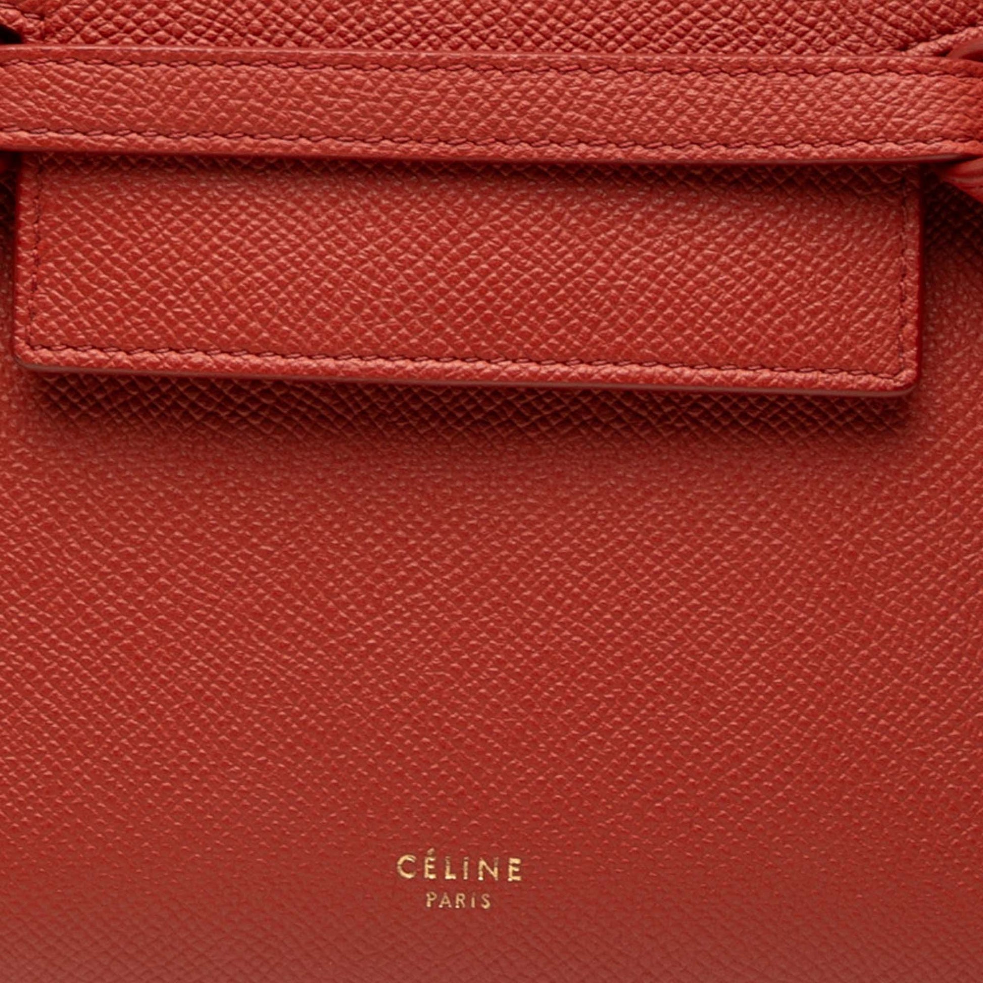 Celine Nano Grained Calfskin Belt Bag