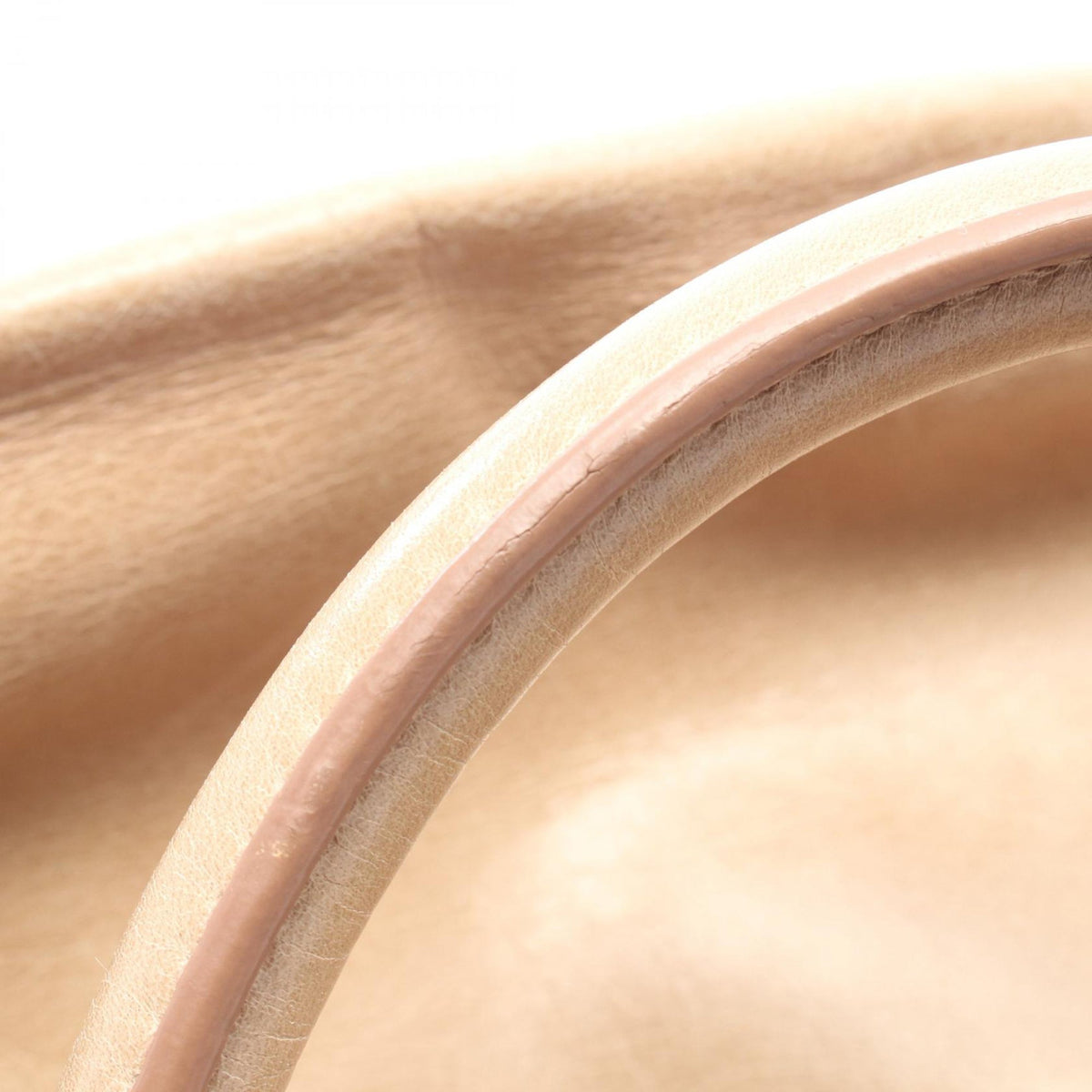 Miu Miu Leather Satchel — Beige