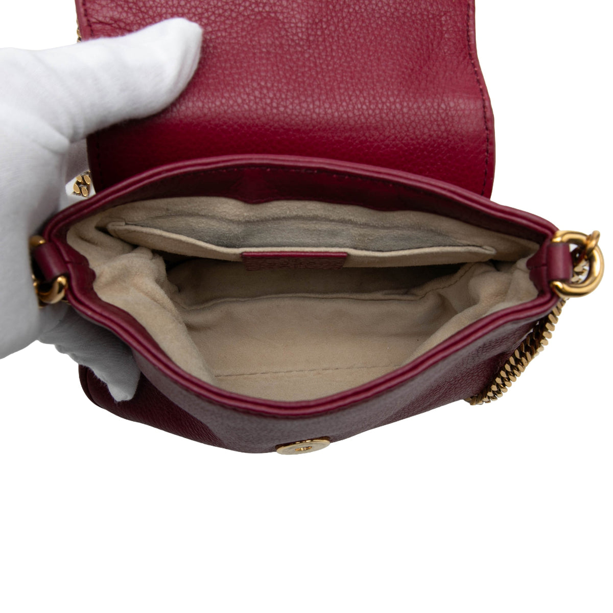 Gucci Small Calfskin 1973 Chain Crossbody