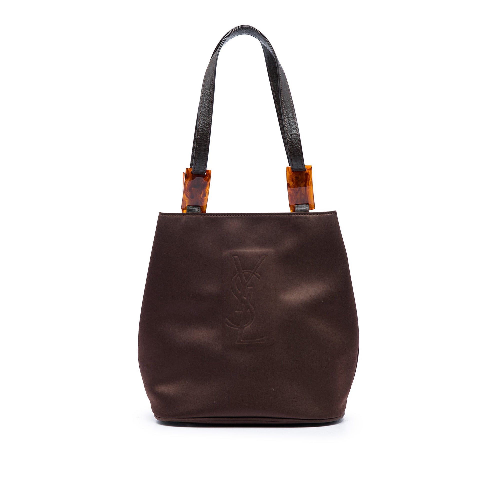 Saint Laurent Nylon Tortoiseshell Tote