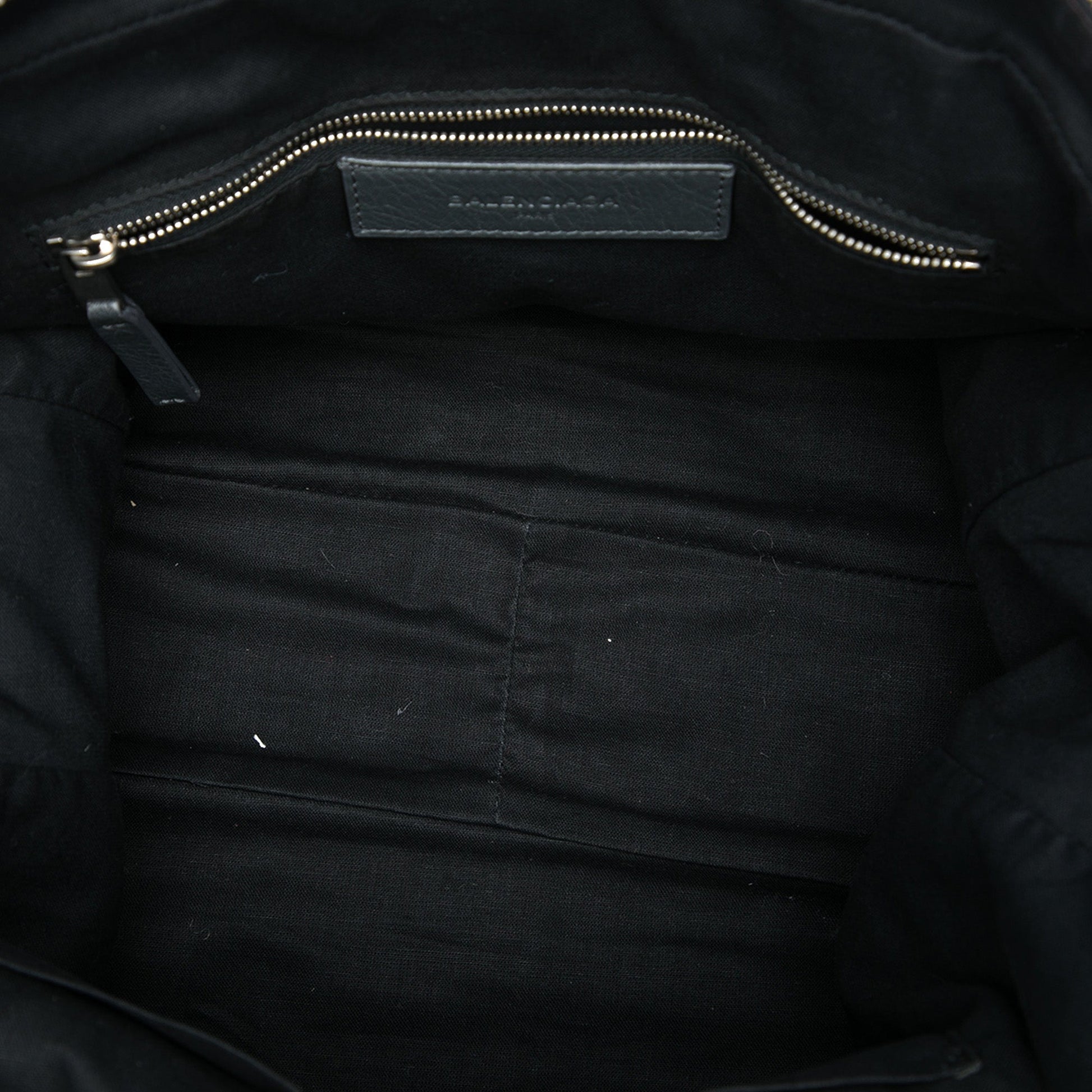 Balenciaga Mini Lambskin Motocross Classic Folder Business Bag