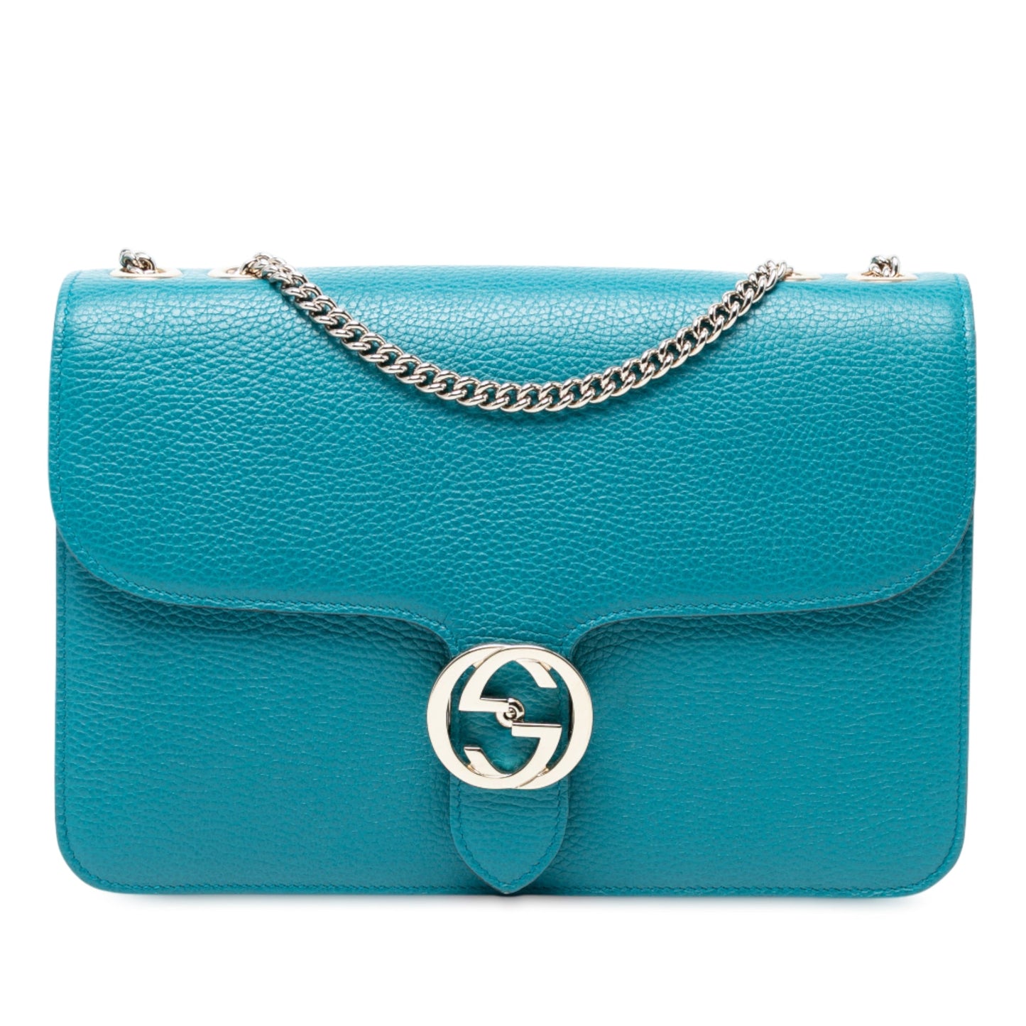 Gucci Medium Dollar Calfskin Interlocking G Crossbody