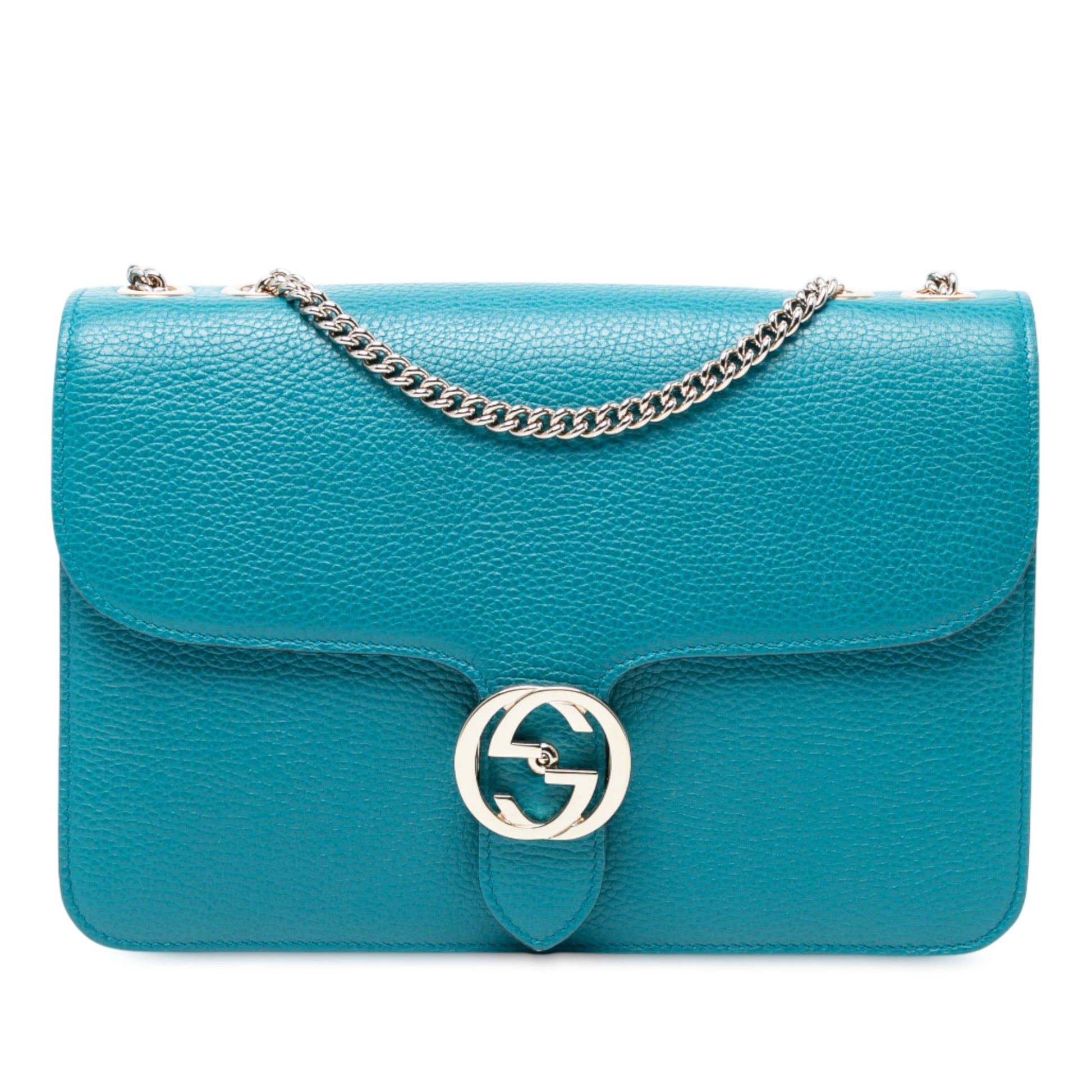 Gucci Medium Dollar Calfskin Interlocking G Crossbody