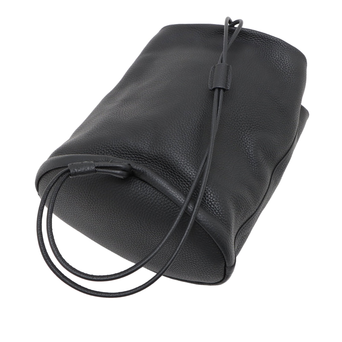 The Row Leather Joe Backpack — Black