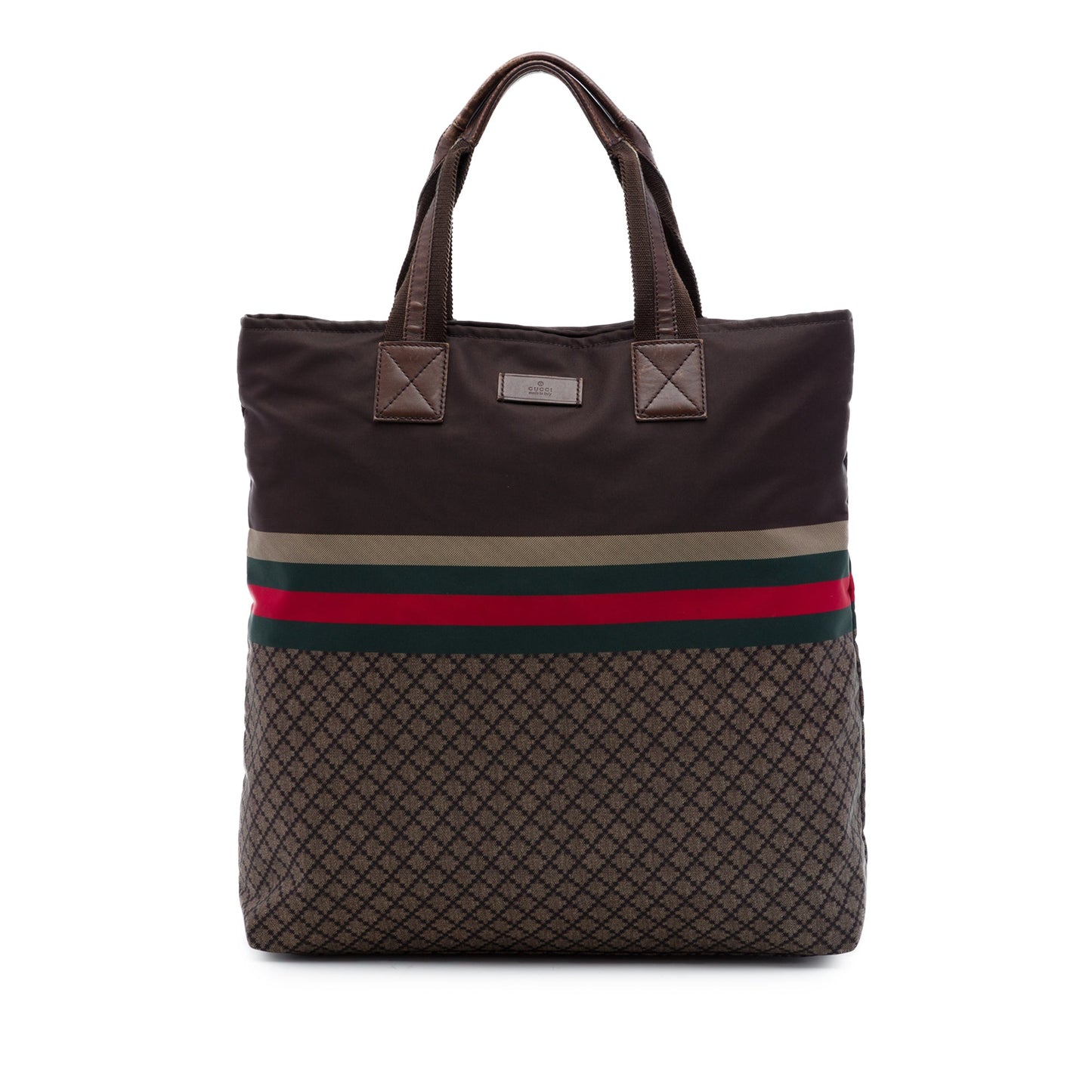 Gucci Diamante Nylon Web Tote