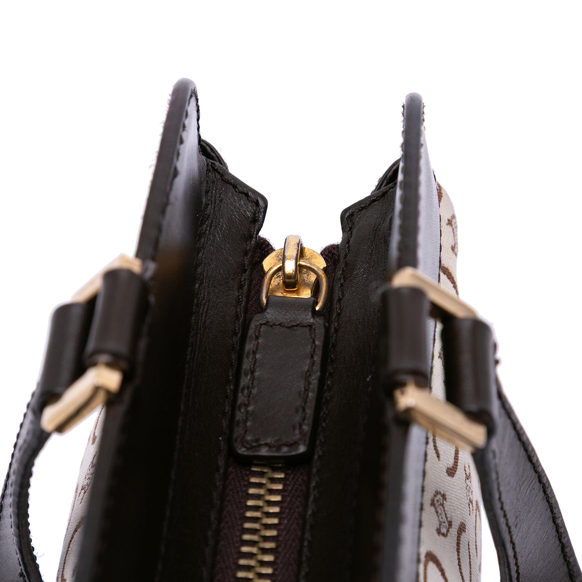 Celine C Macadam Canvas Handbag