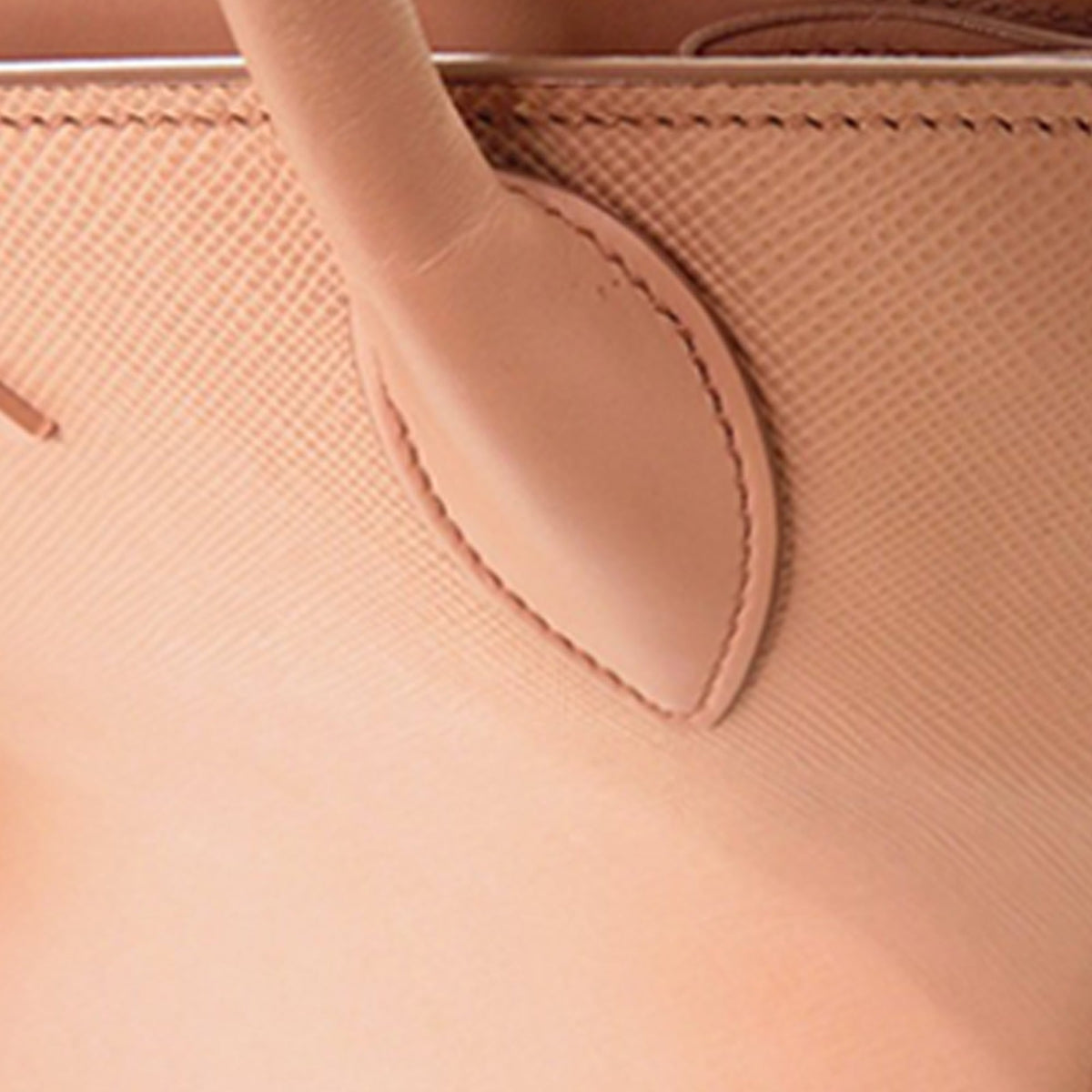 Prada Medium Saffiano Cuir Monochrome Top Handle Tote