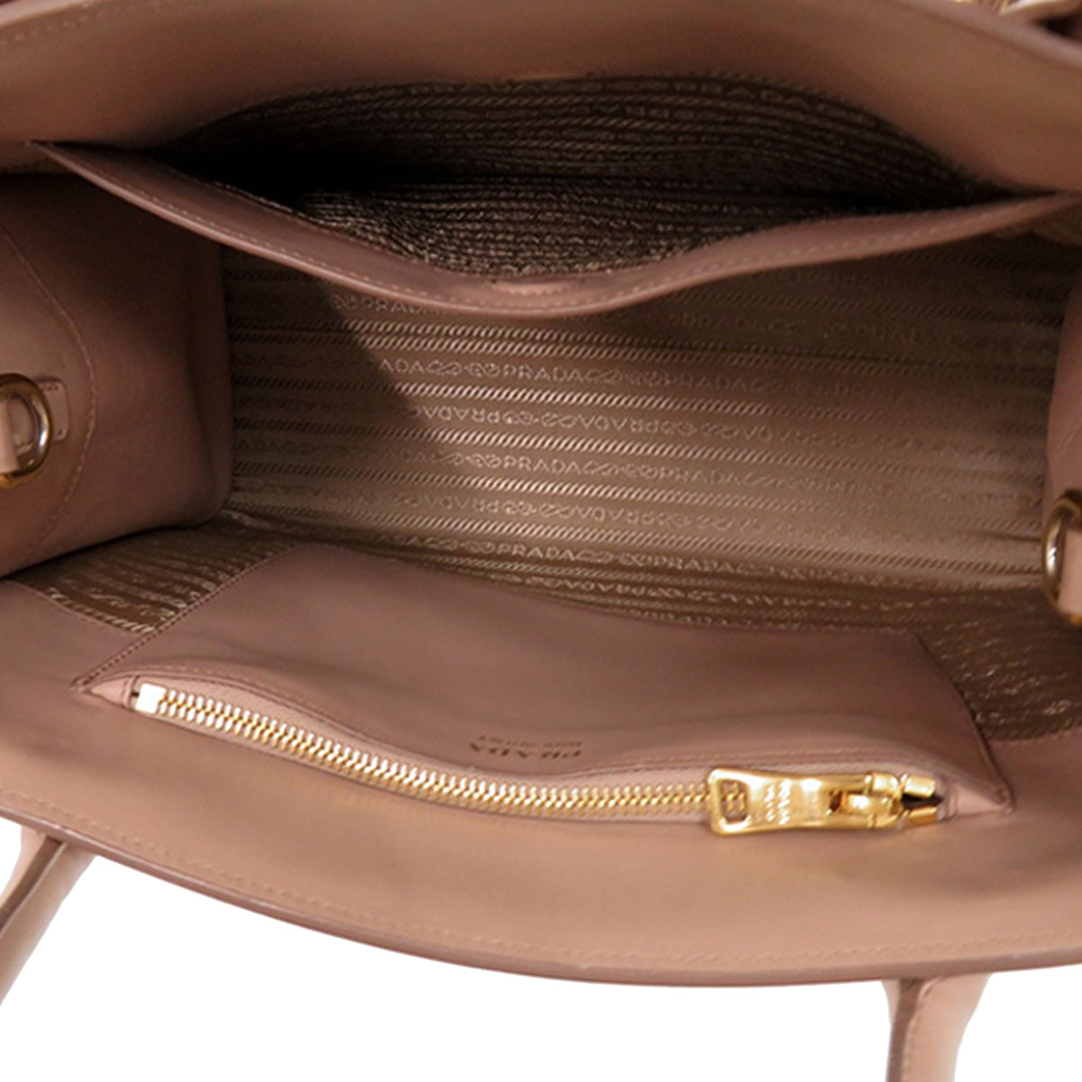 Prada Medium Saffiano Cuir Monochrome Top Handle Tote
