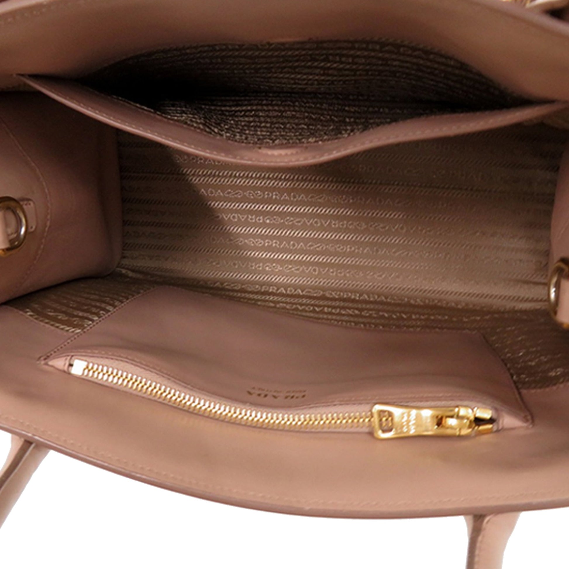 Prada Medium Saffiano Cuir Monochrome Top Handle Tote