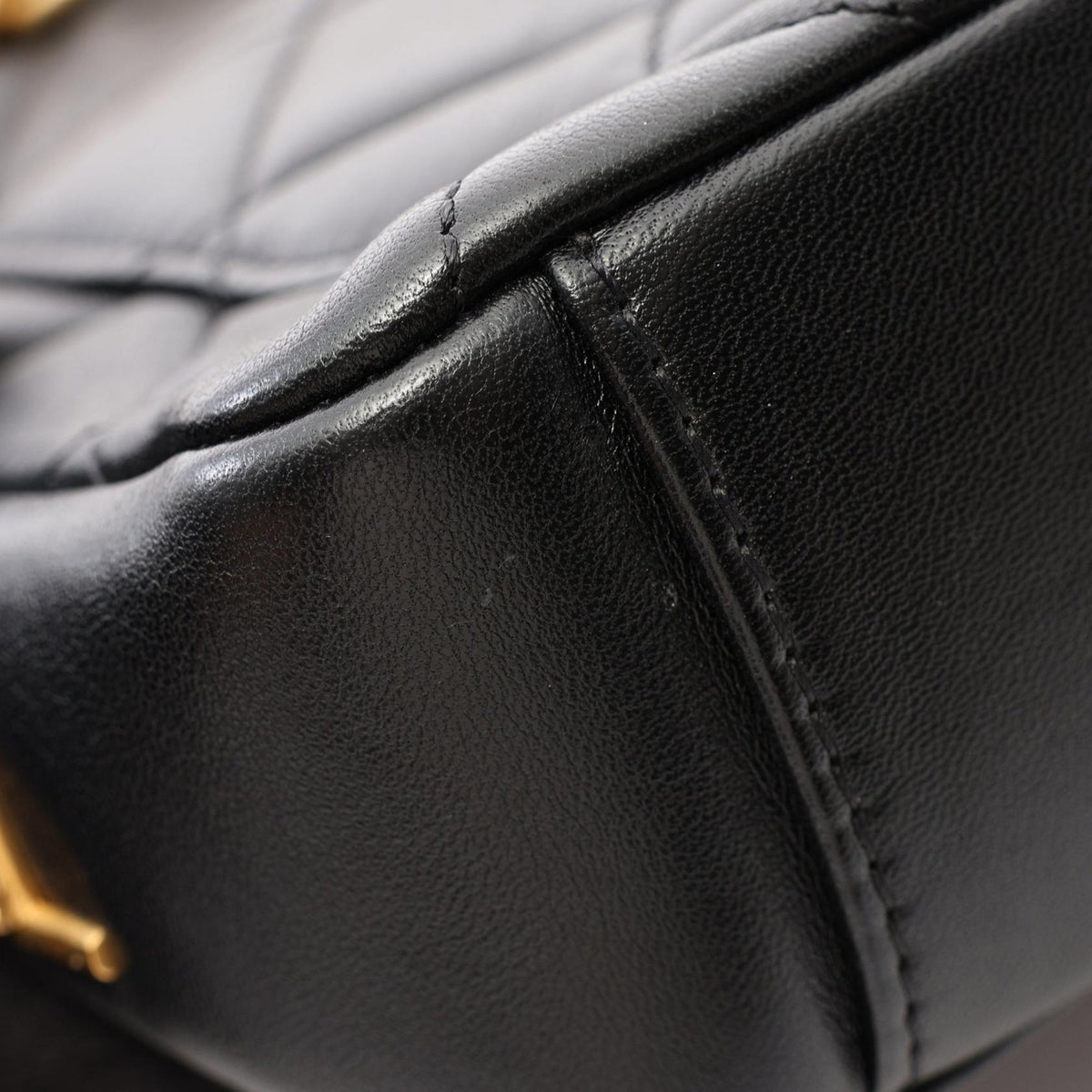 Chanel Small Quilted Lambskin Side Note Flap — Black