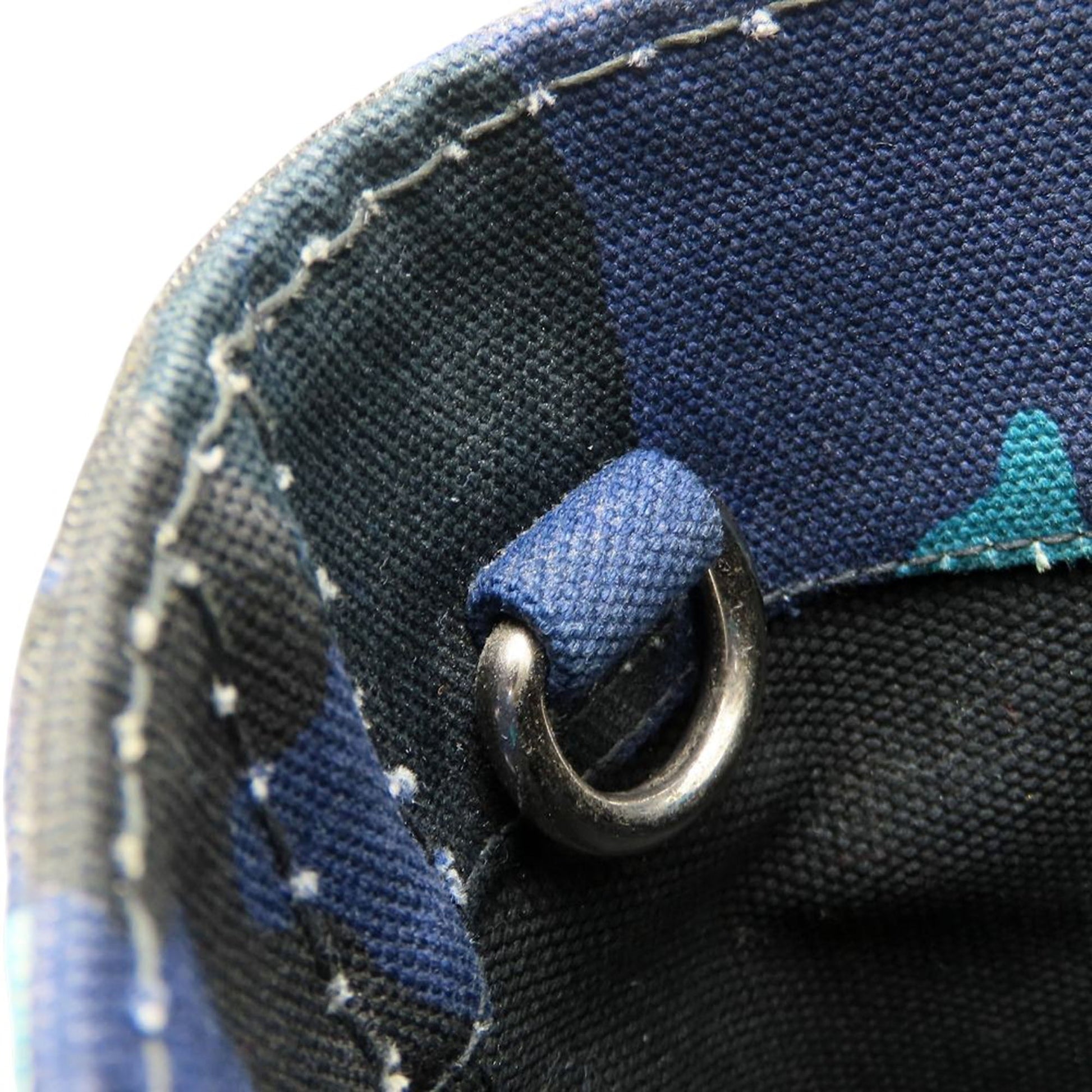 Prada Small Canvas Canapa Logo Camouflage Satchel