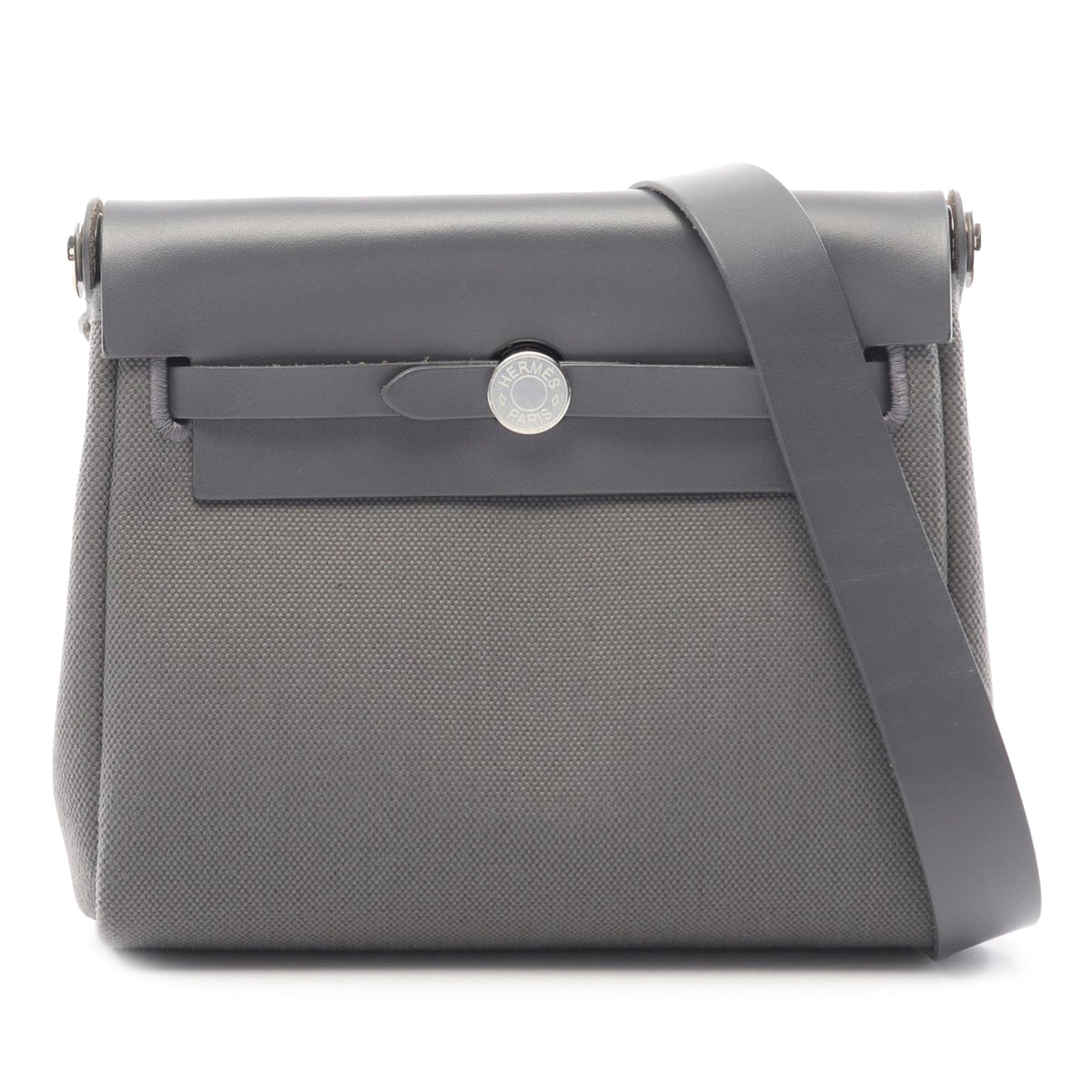Hermès Military Toile and Vache Hunter Herbag Zip 20