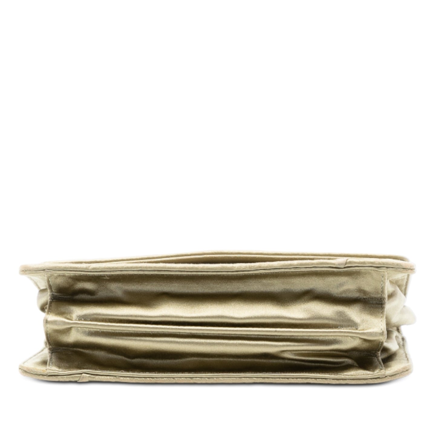 Bottega Veneta Satin Intrecciato Flap Shoulder Bag