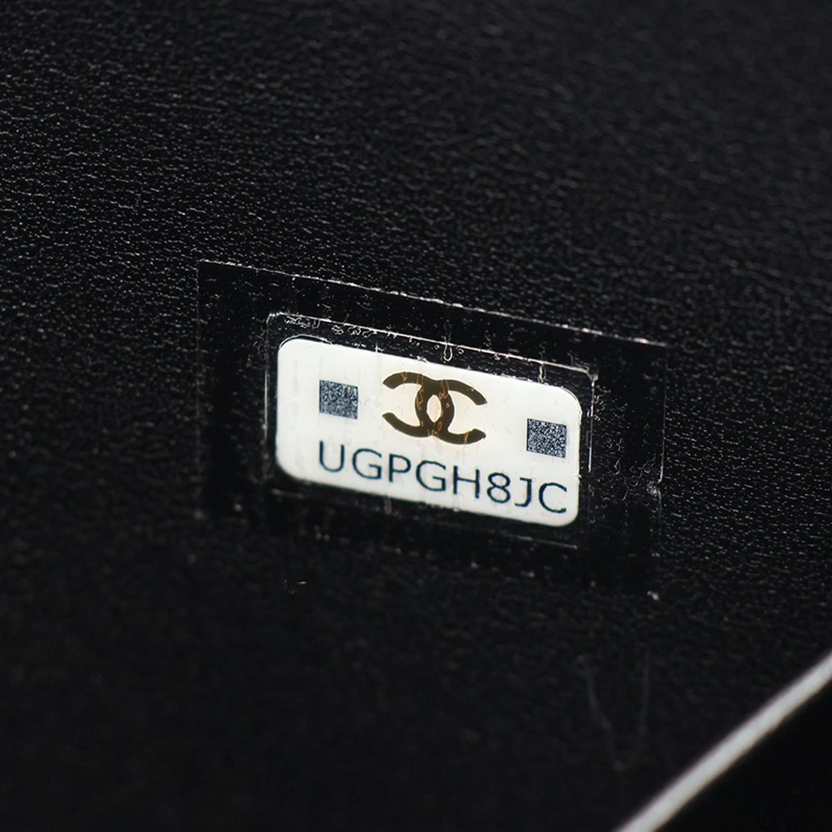 Chanel Mini CC Quilted Lambskin Enamel Top Handle Bag — Black