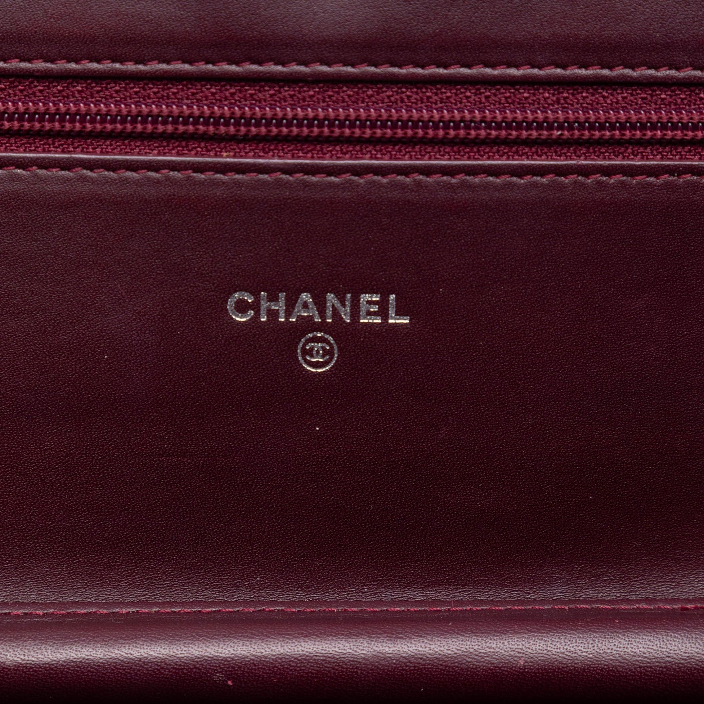 Chanel CC Quilted Patent Brilliant Wallet On Chain