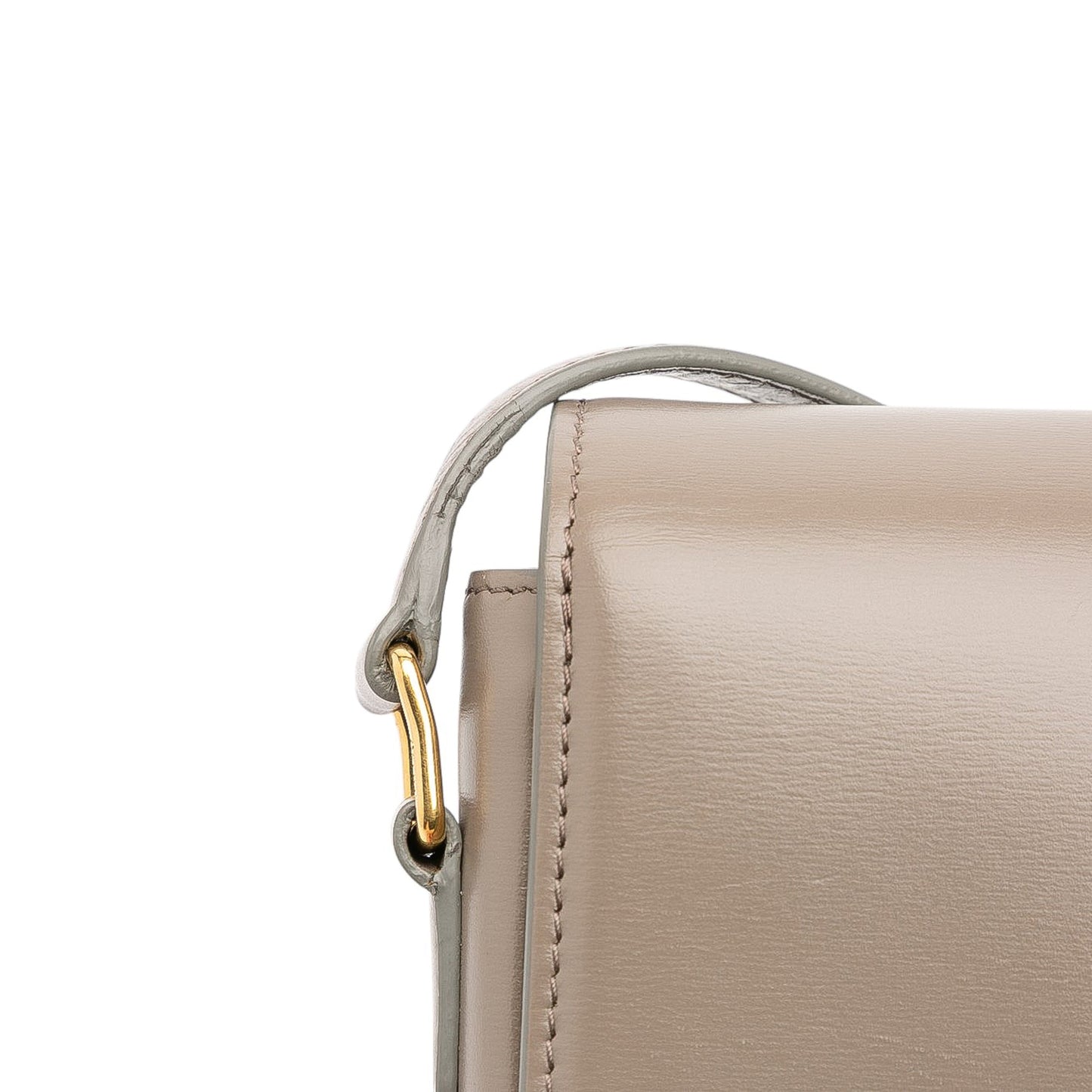 Celine Teen Shiny Calfskin Triomphe Crossbody