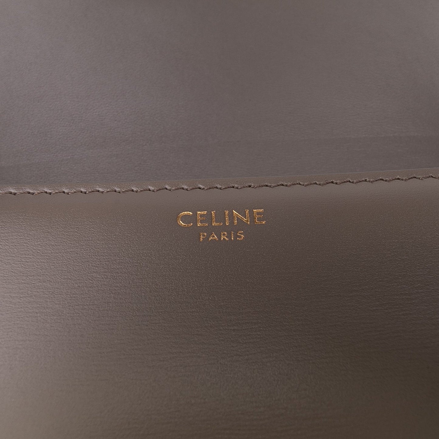 Celine Teen Shiny Calfskin Triomphe Crossbody