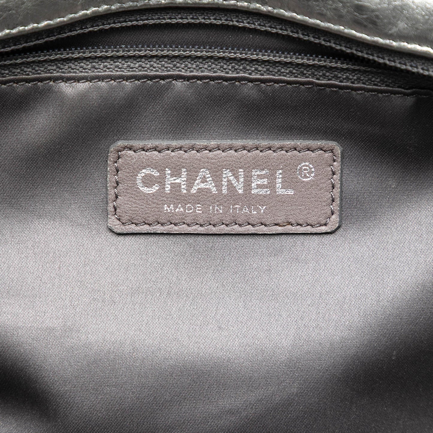 Chanel Metallic Glazed Calfskin Perforated Rodeo Drive Flap