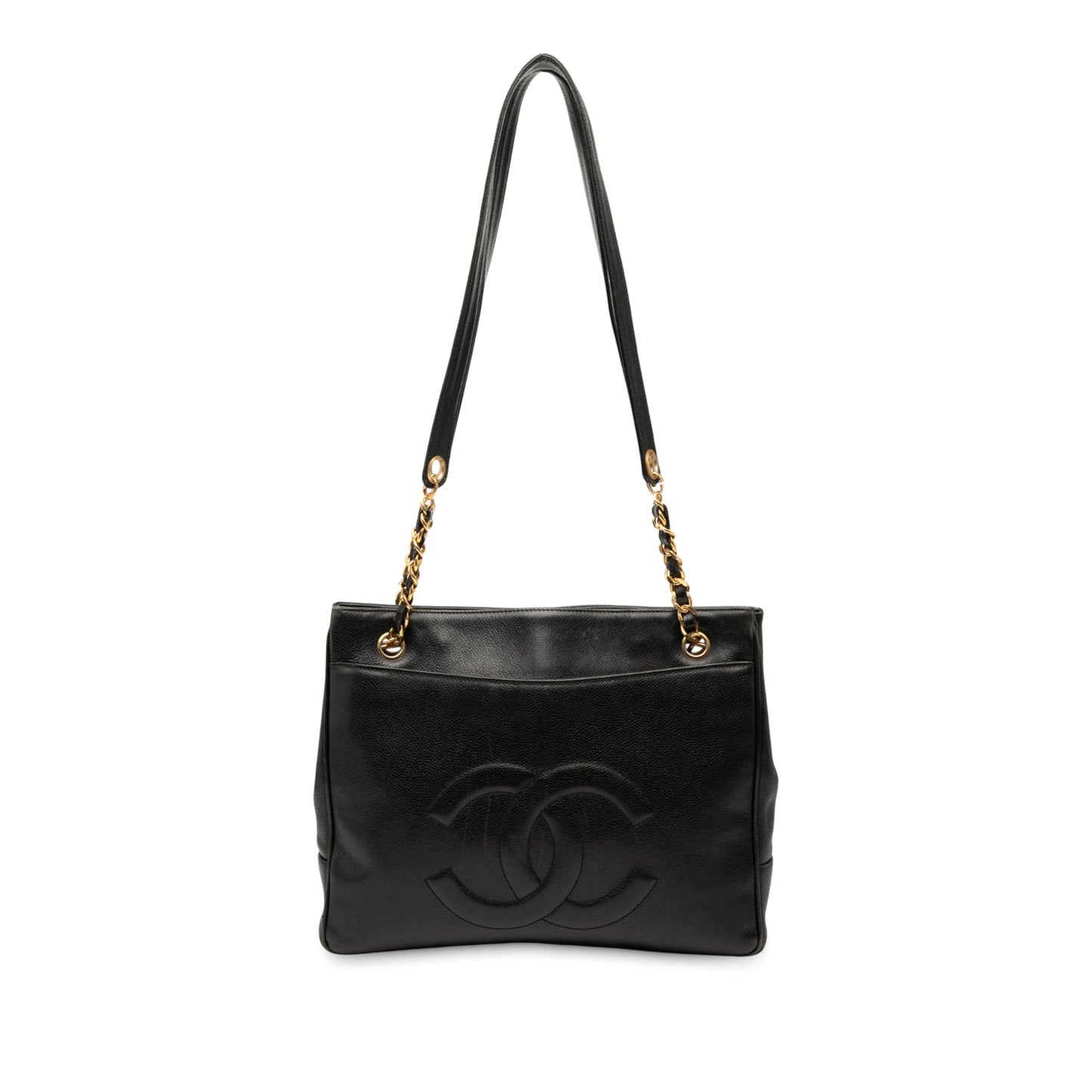 Chanel CC Caviar Chain Tote