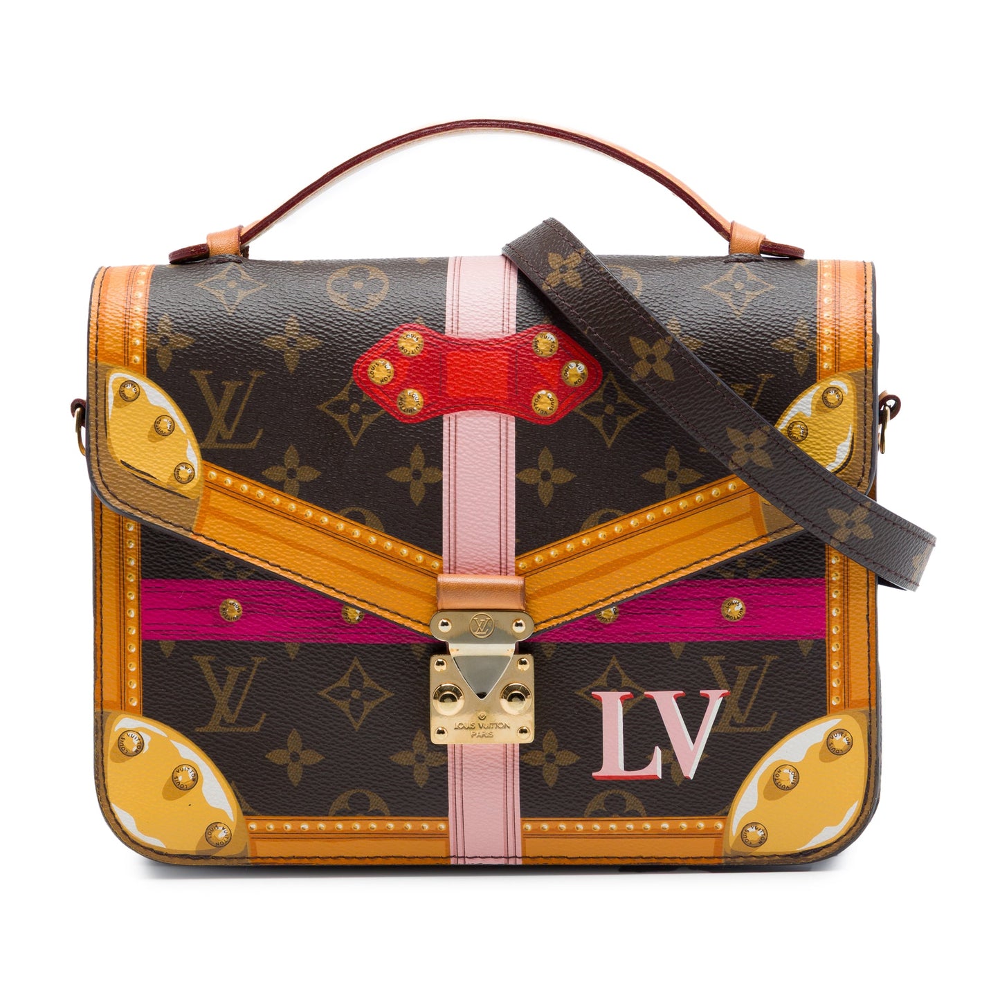 Louis Vuitton Monogram Summer Trunks Pochette Metis