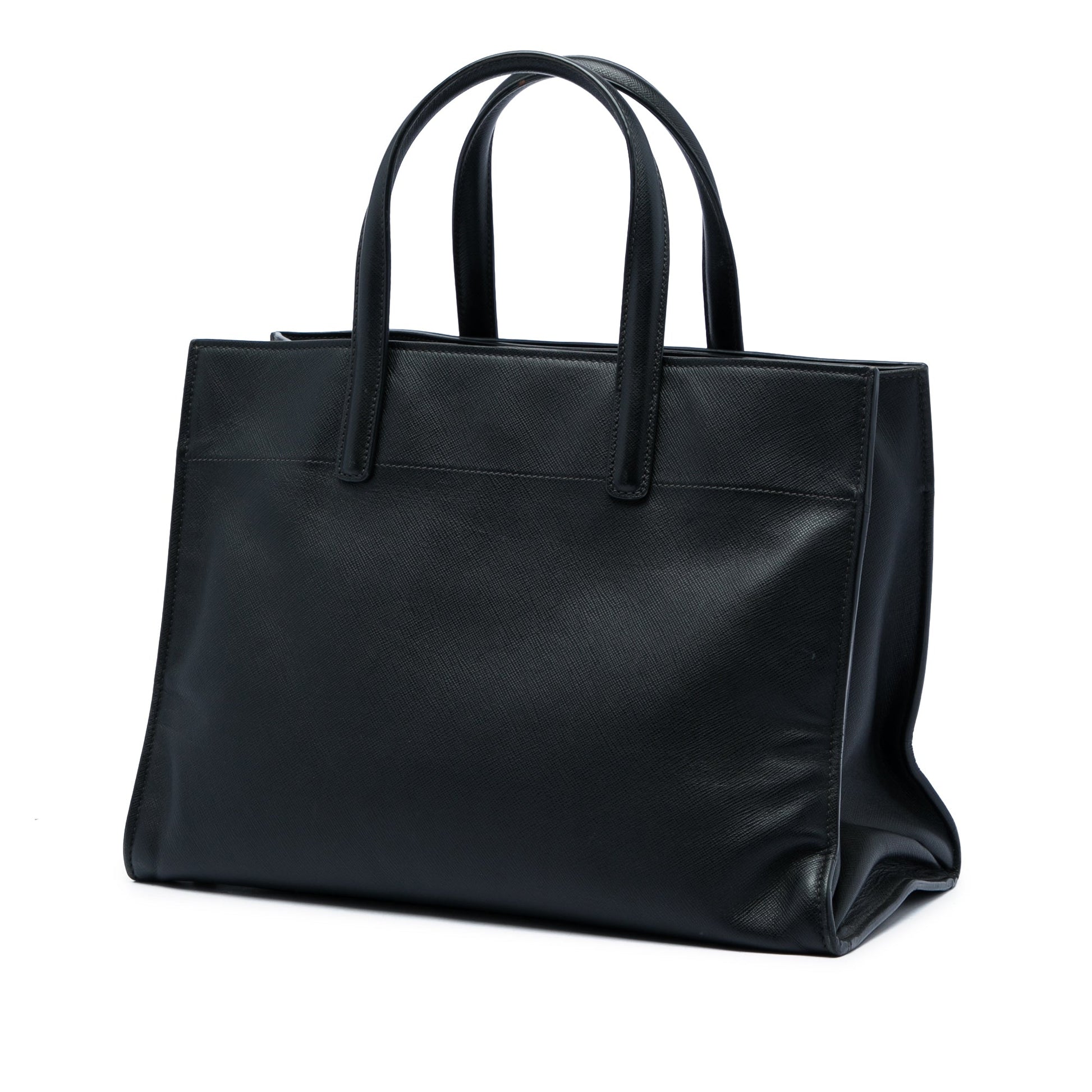 Prada Saffiano Soft Triple Pocket Tote