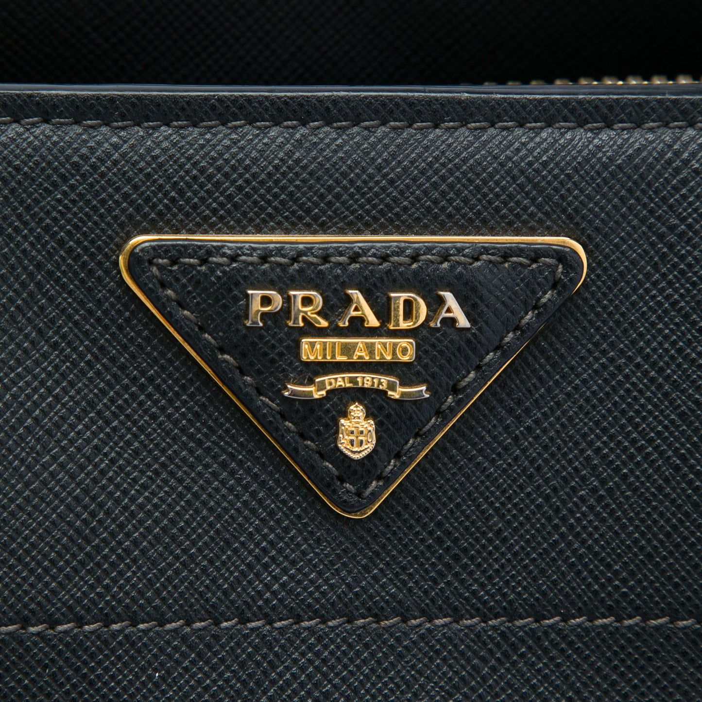 Prada Saffiano Soft Triple Pocket Tote