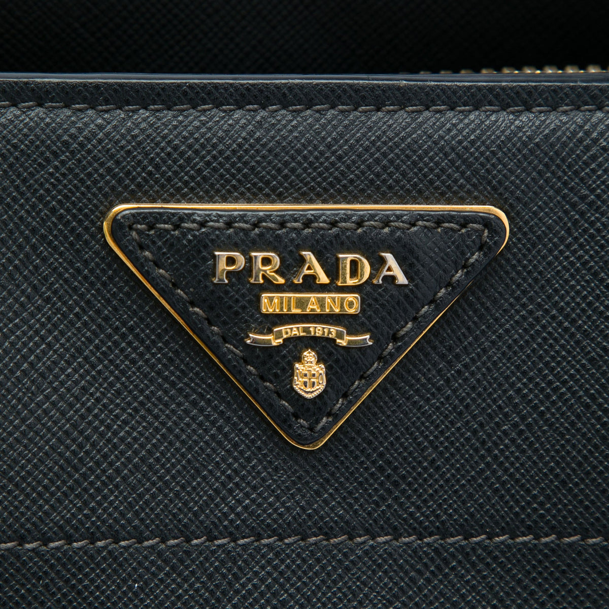 Prada Saffiano Soft Triple Pocket Tote