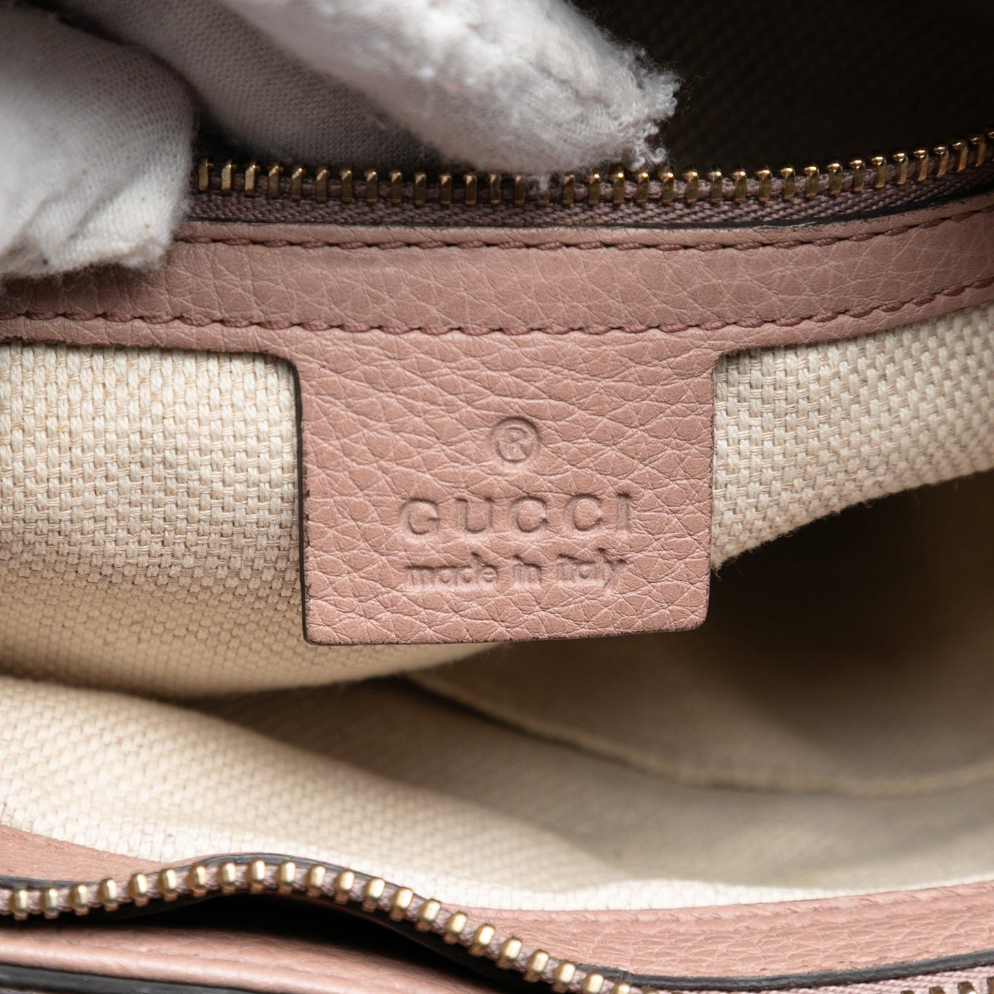 Gucci Small Calfskin Soho Cellarius Satchel