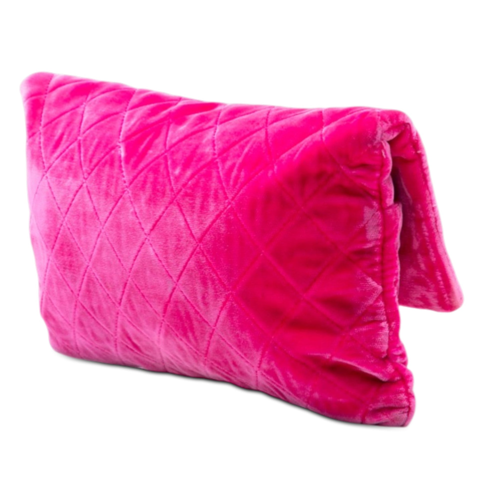 Quilted Velvet CC Beauty Foldover Clutch