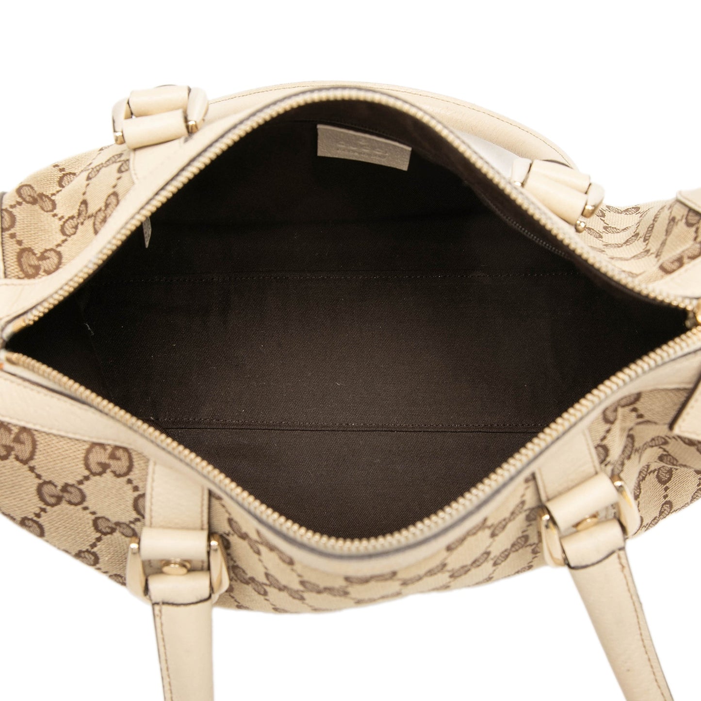 Gucci GG Canvas Abbey D Ring Boston Bag