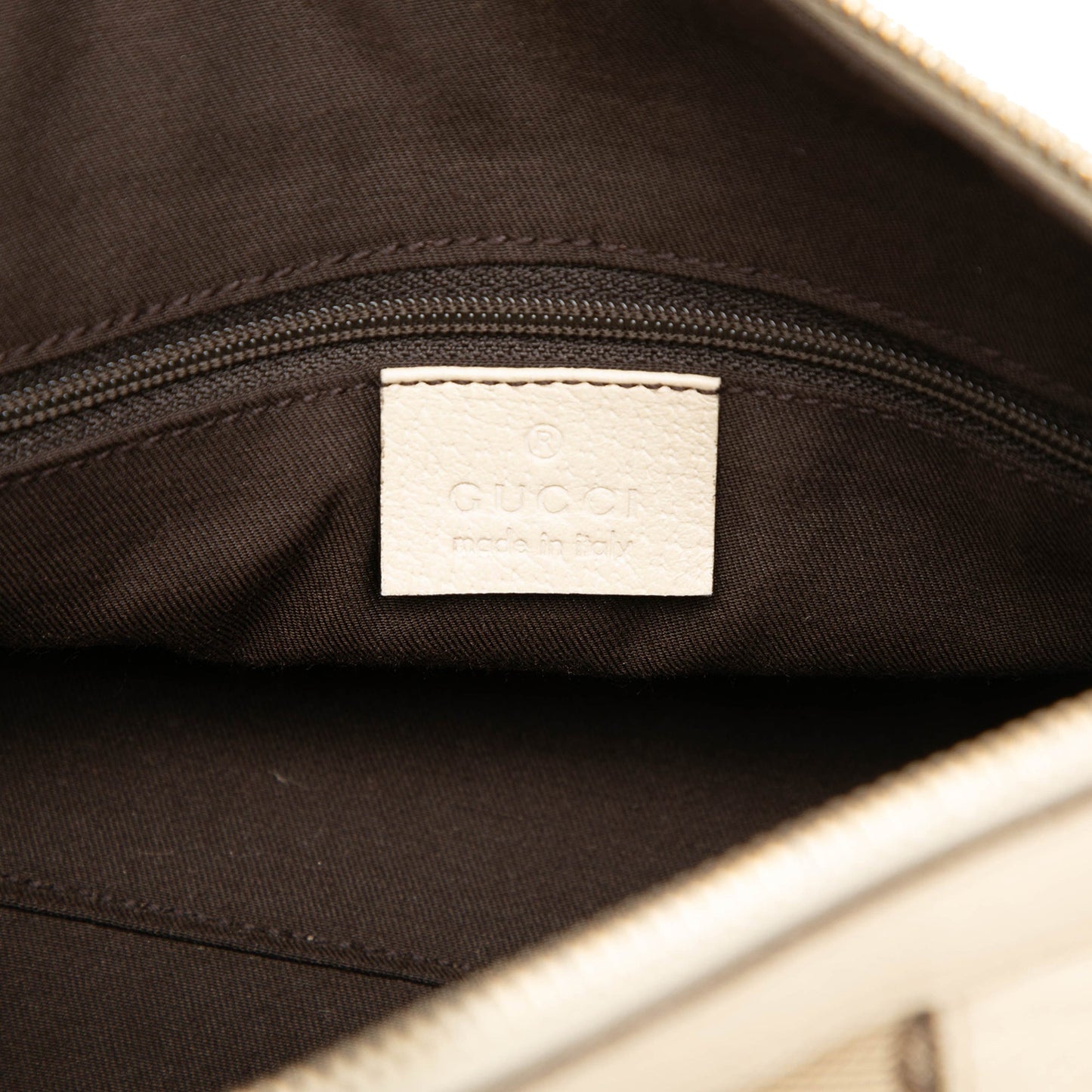 Gucci GG Canvas Abbey D Ring Boston Bag