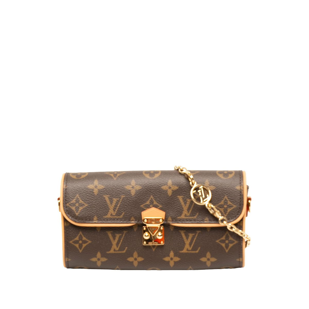 Louis Vuitton Monogram Pochette Camille — Brown