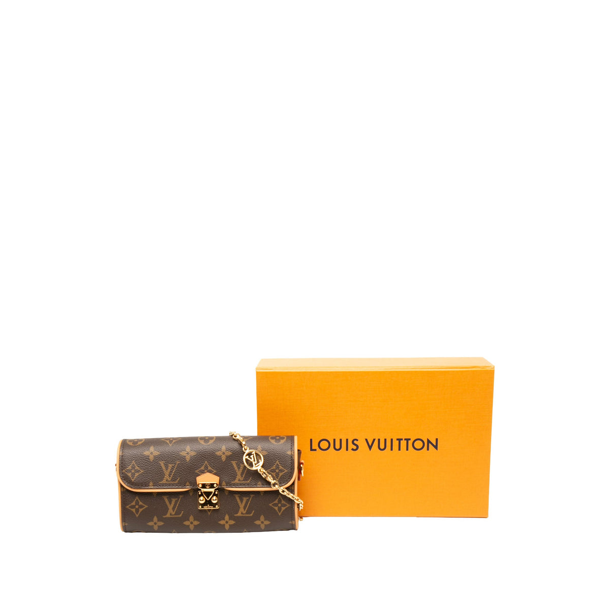 Louis Vuitton Monogram Pochette Camille — Brown
