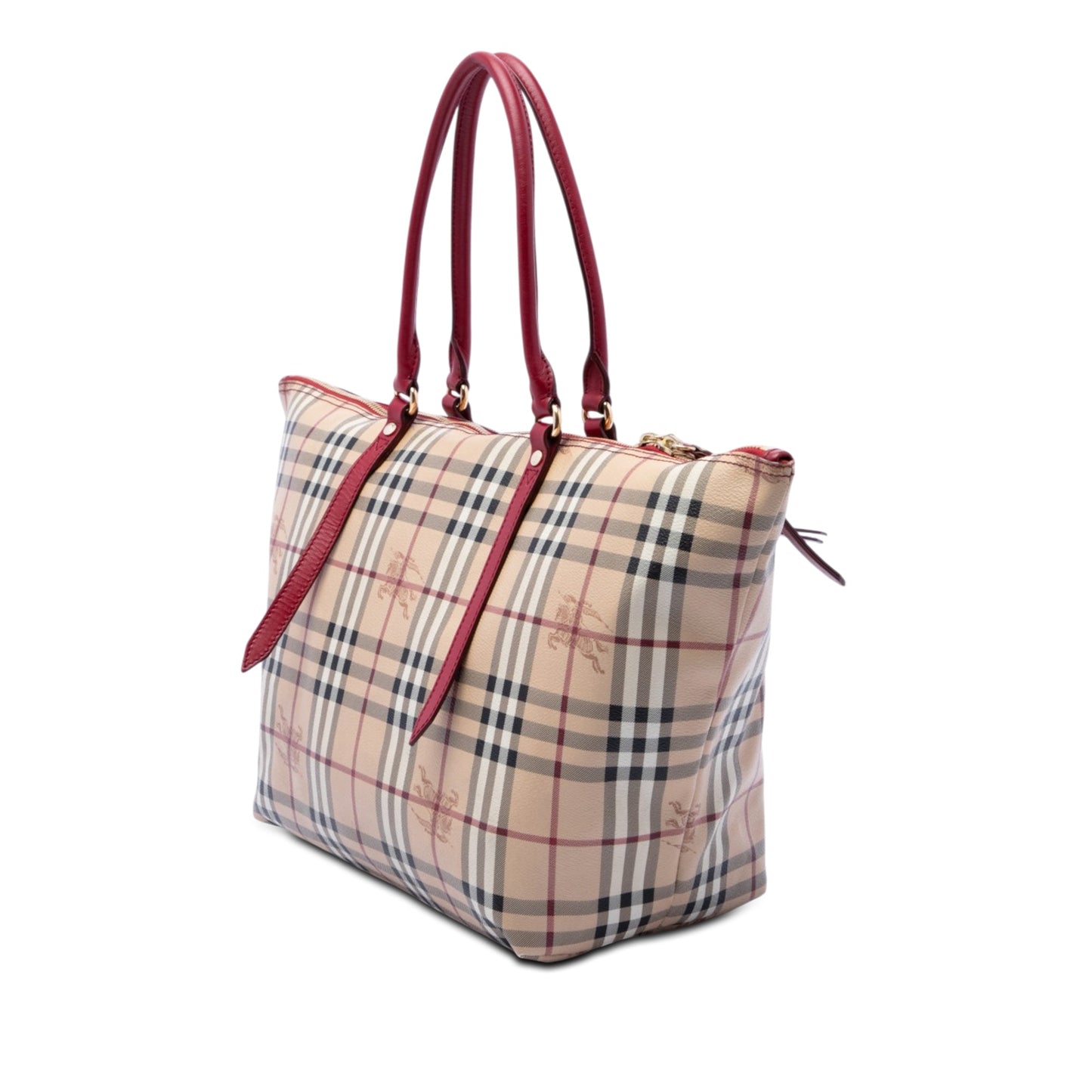 Burberry Medium Haymarket Check Coated Canvas Salisbury Tote