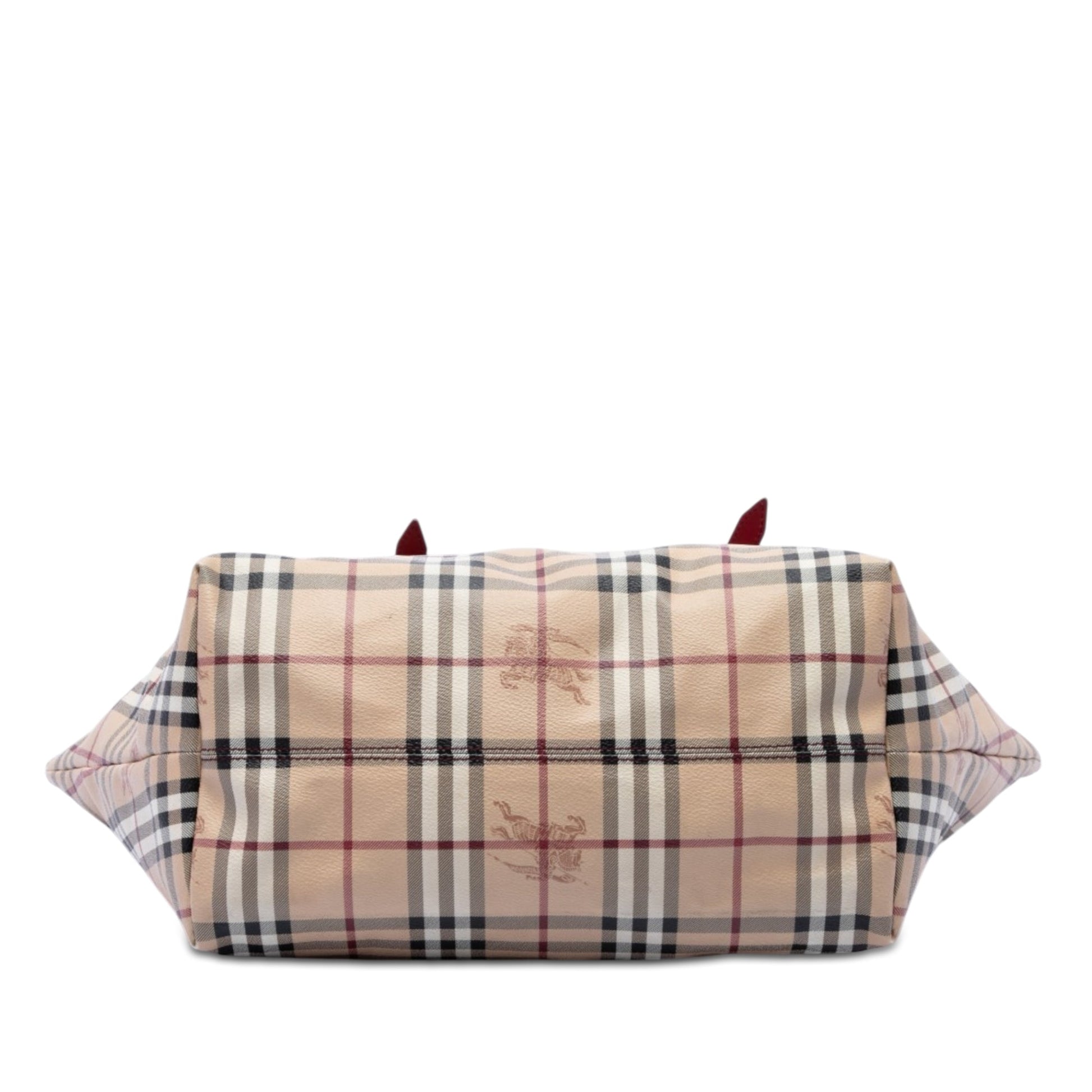 Burberry Medium Haymarket Check Coated Canvas Salisbury Tote
