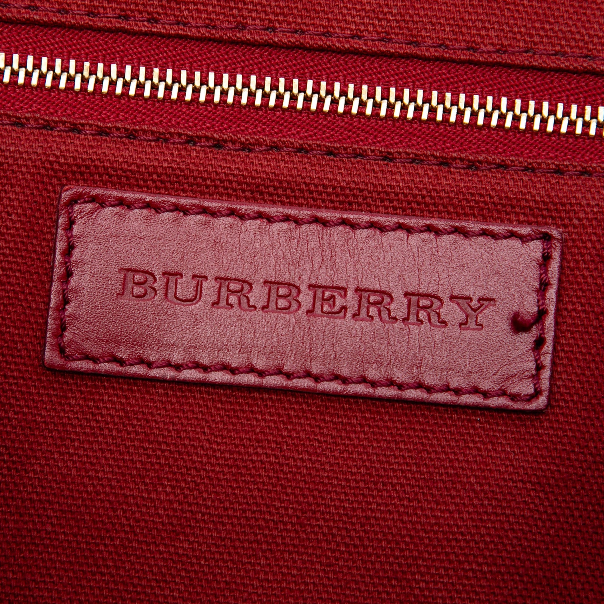 Burberry Medium Haymarket Check Coated Canvas Salisbury Tote